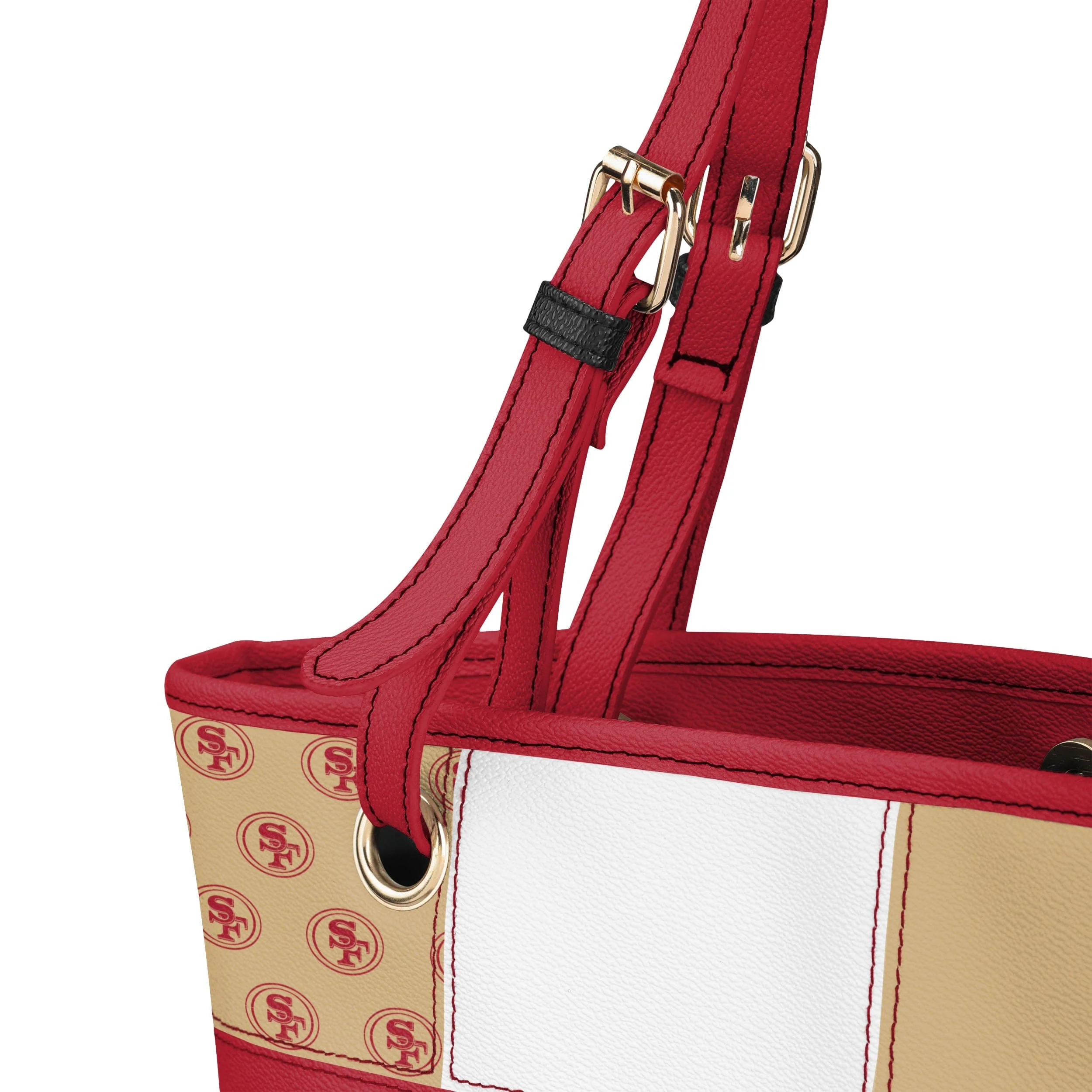 San Francisco 49ers NFL Printed Collage Tote - Image 5
