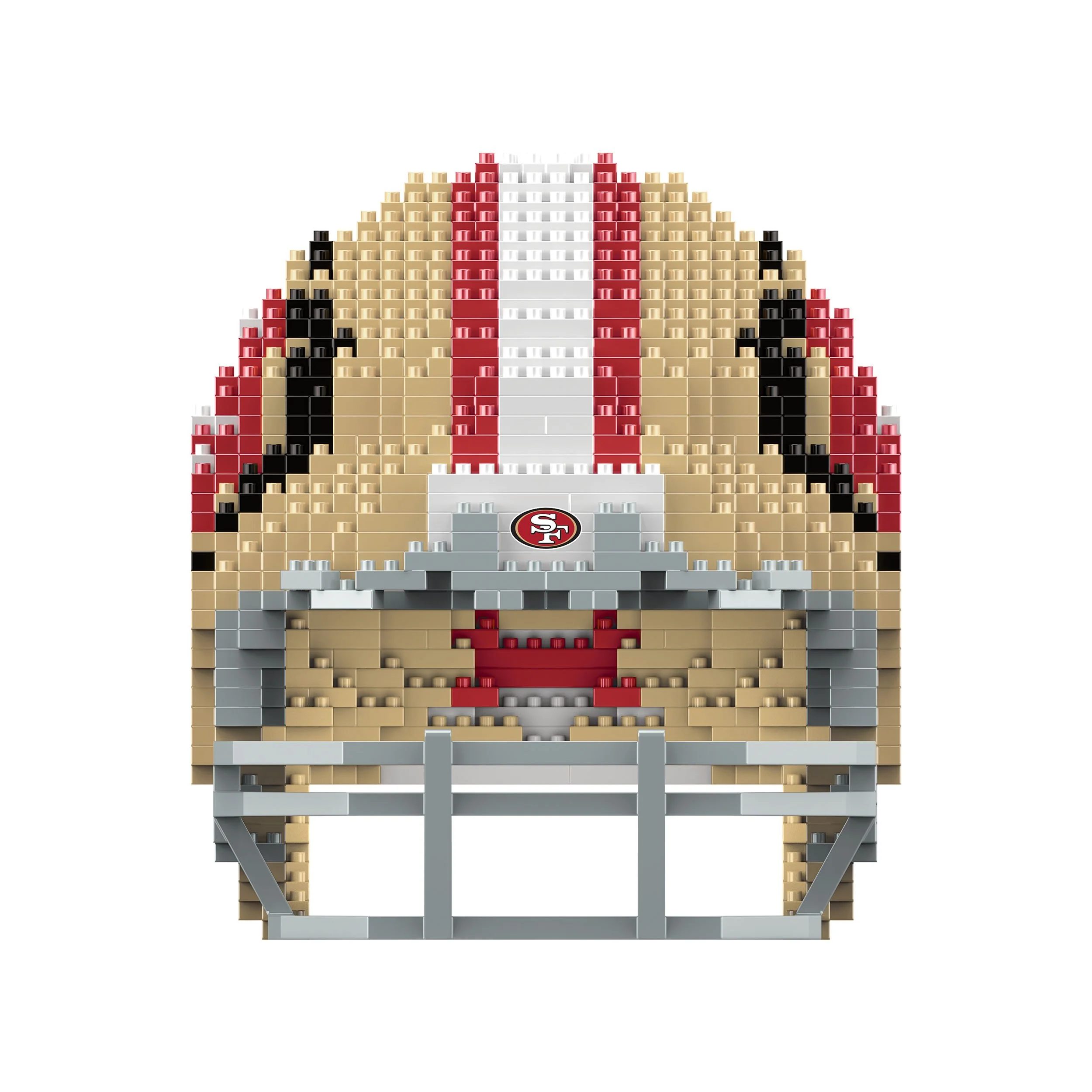 San Francisco 49ers NFL Replica BRXLZ Mini Helmet - Image 3