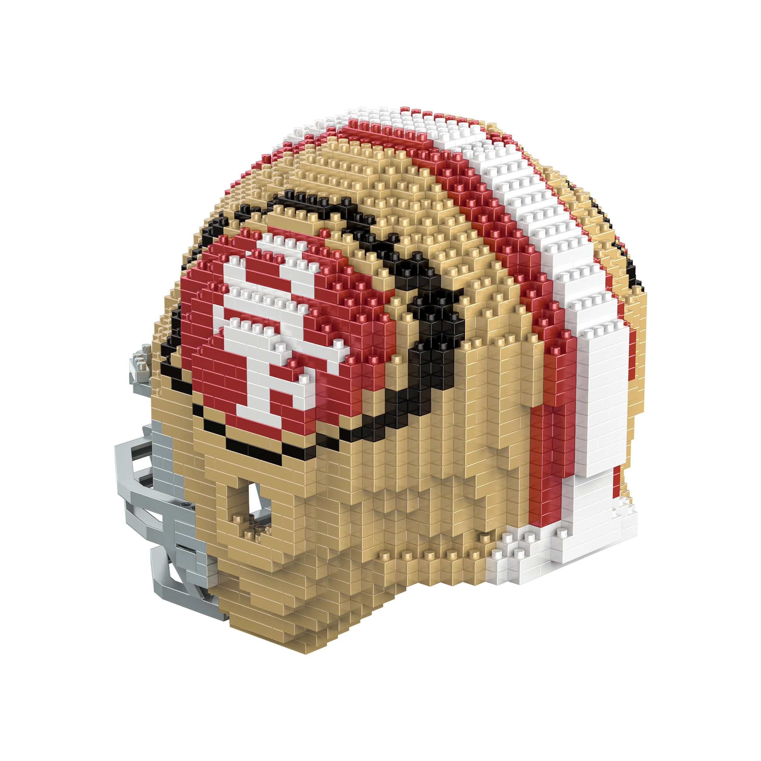 San Francisco 49ers NFL Replica BRXLZ Mini Helmet - Image 4