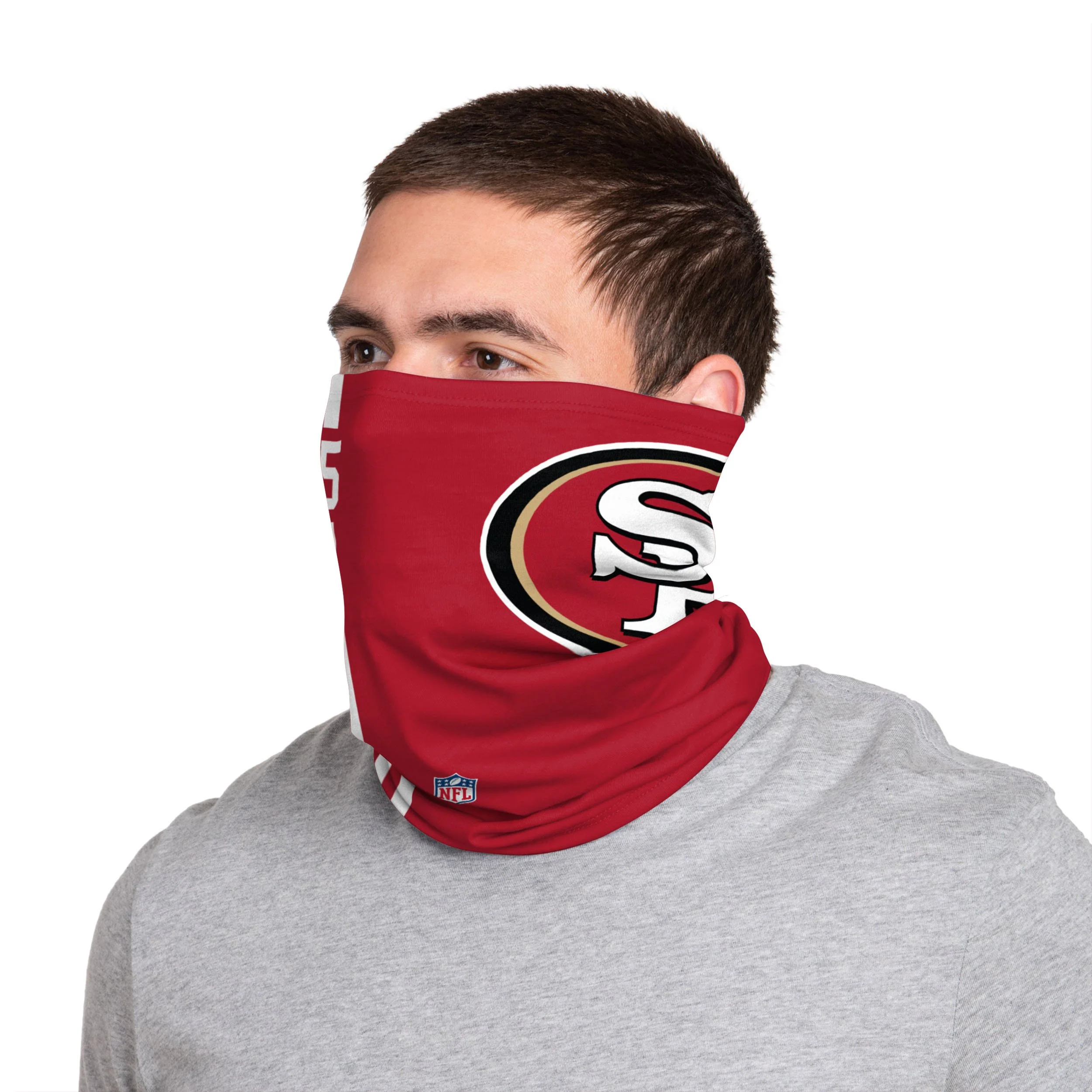 San Francisco 49ers NFL Richard Sherman On-Field Sideline Logo Gaiter Scarf - Image 2