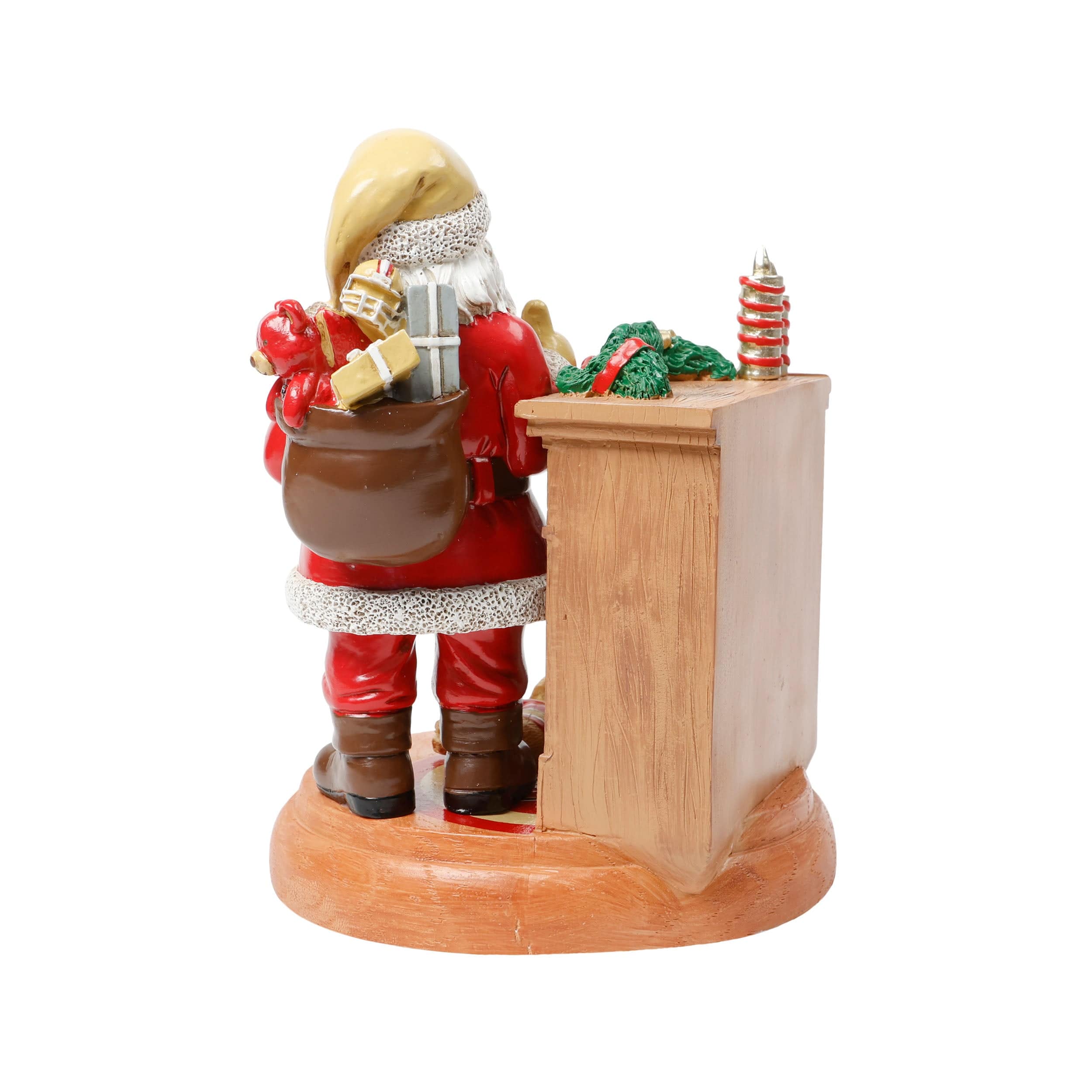 San Francisco 49ers NFL Santa Fireplace Figurine - Image 5