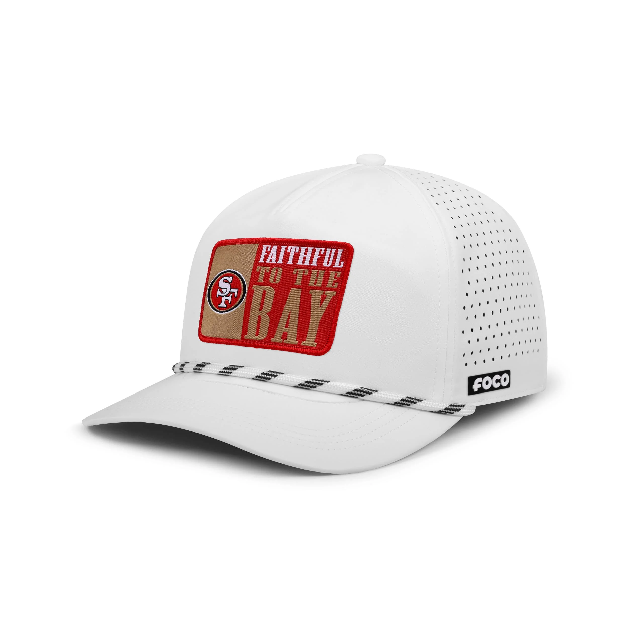 San Francisco 49ers NFL Slogan Patch Poly Pro Marquee RF Cap (PREORDER - SHIPS LATE JULY)