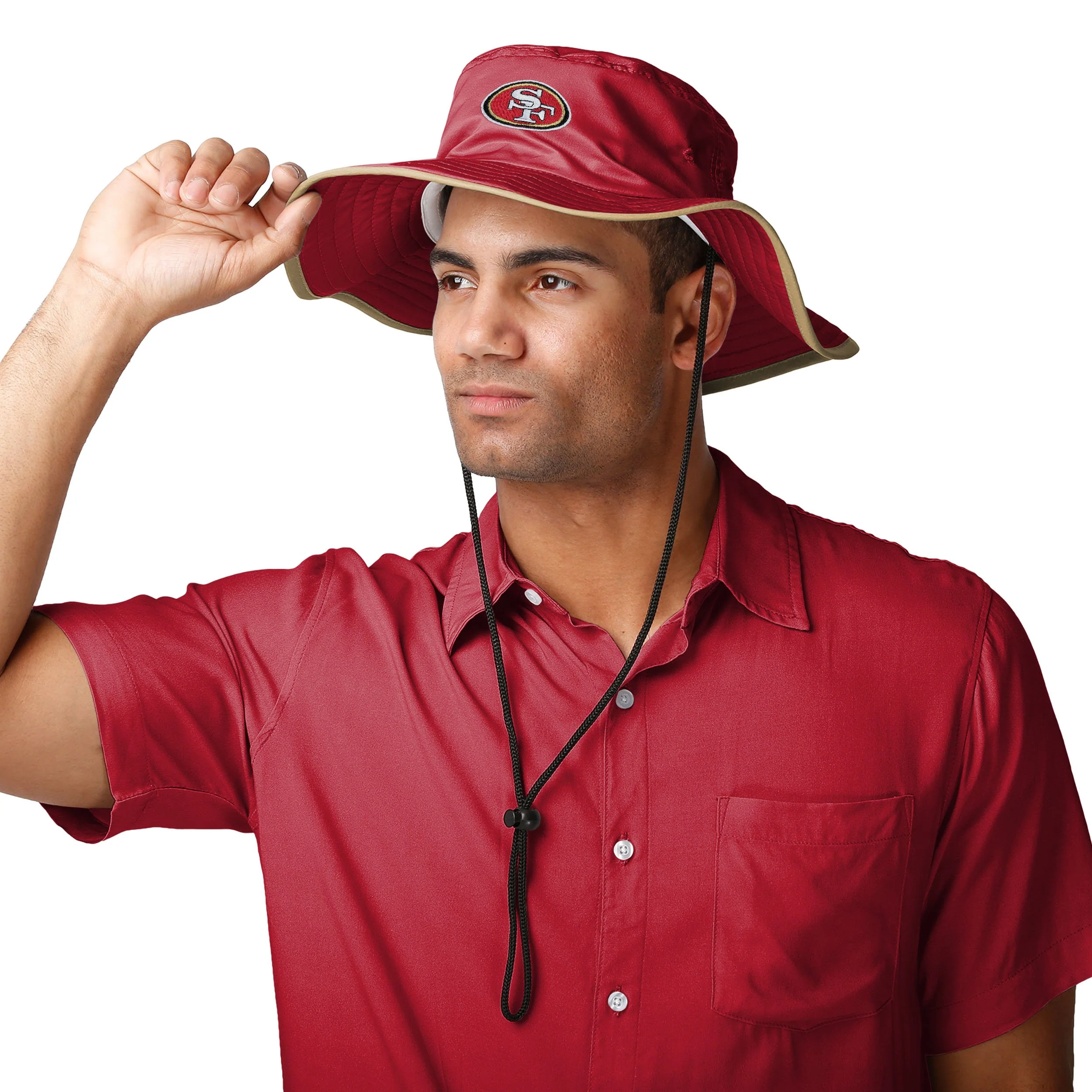 San Francisco 49ers NFL Solid Boonie Hat - Image 2