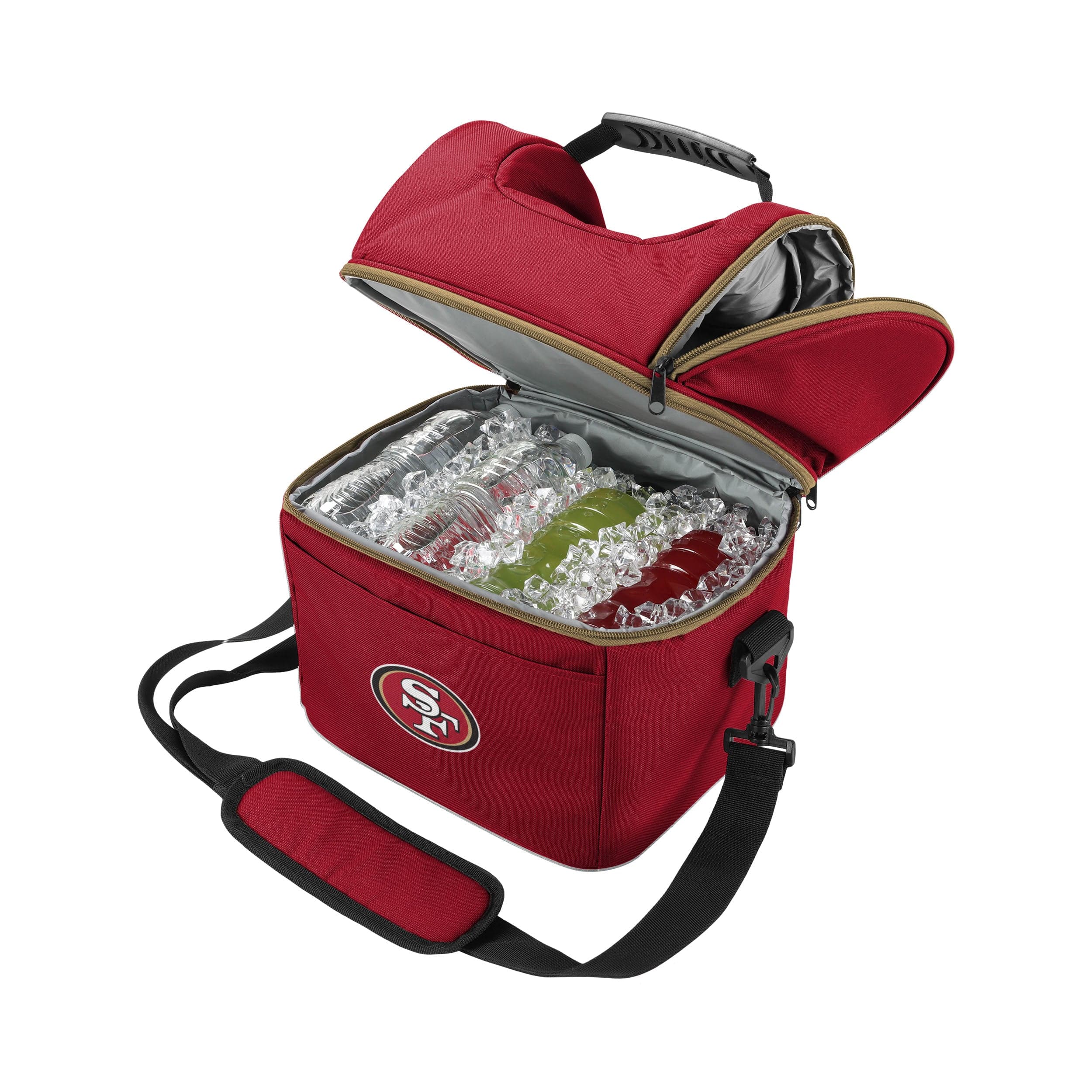 San Francisco 49ers NFL Solid Double Compartment Cooler - Image 3