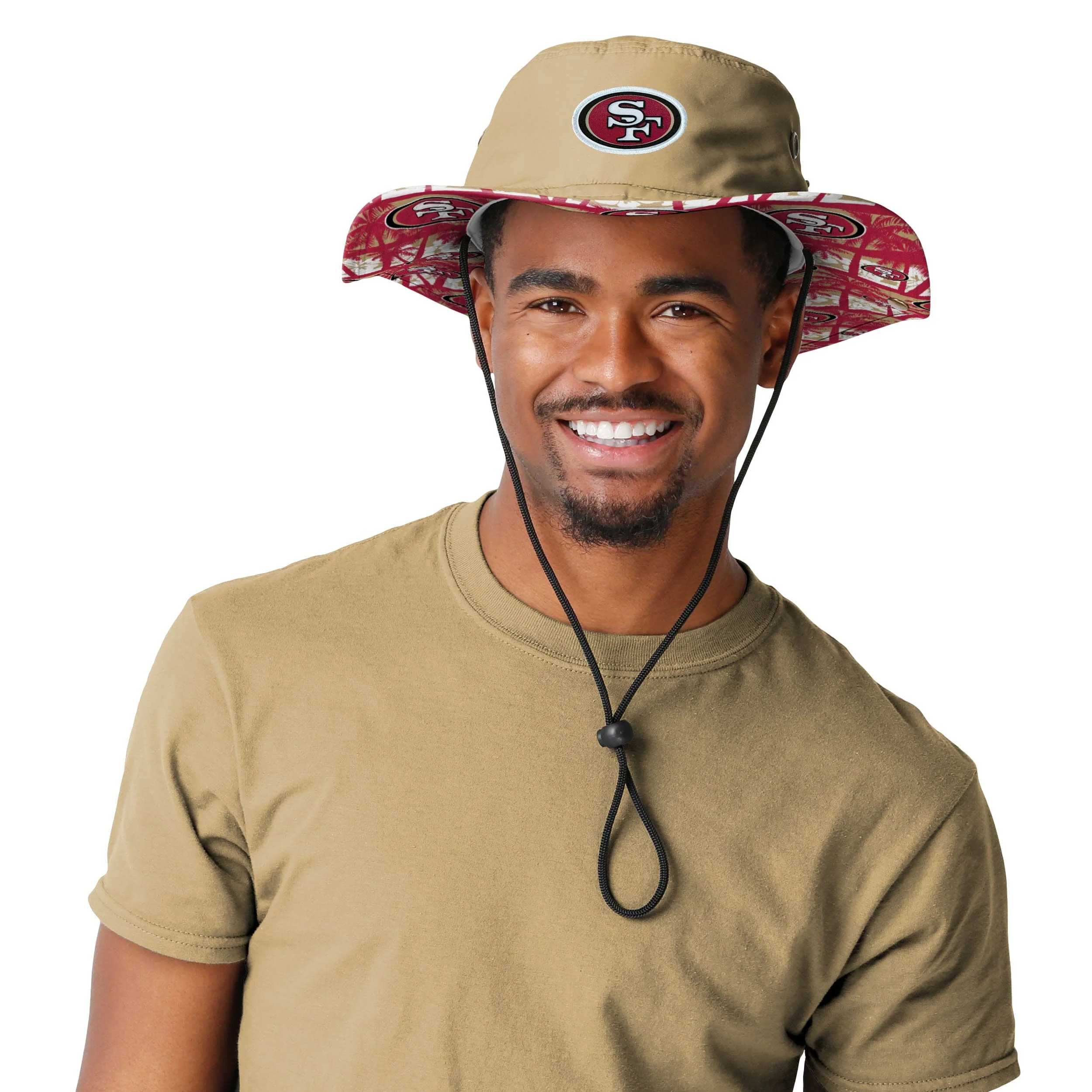 San Francisco 49ers NFL Solid Hybrid Boonie Hat - Image 2