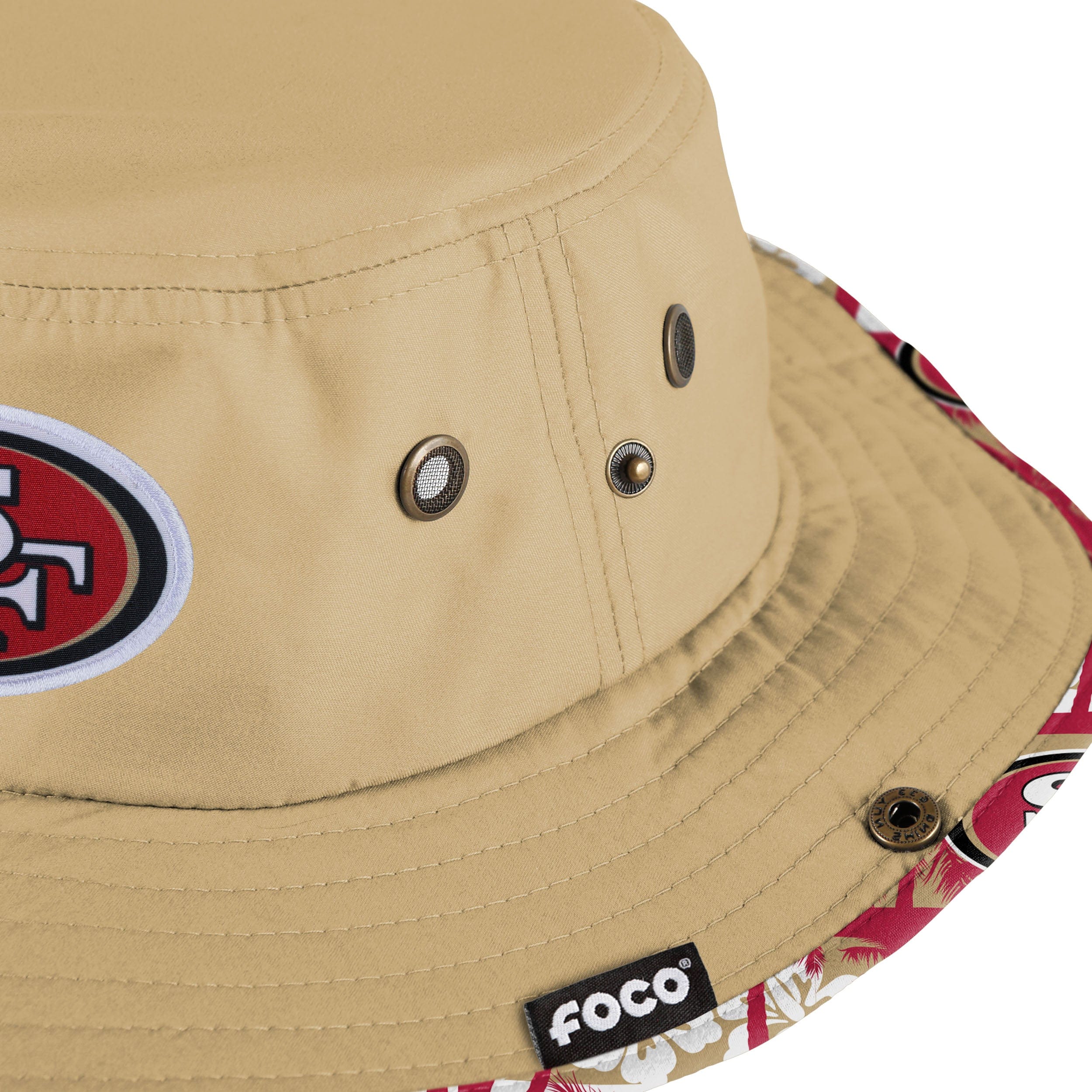 San Francisco 49ers NFL Solid Hybrid Boonie Hat - Image 4