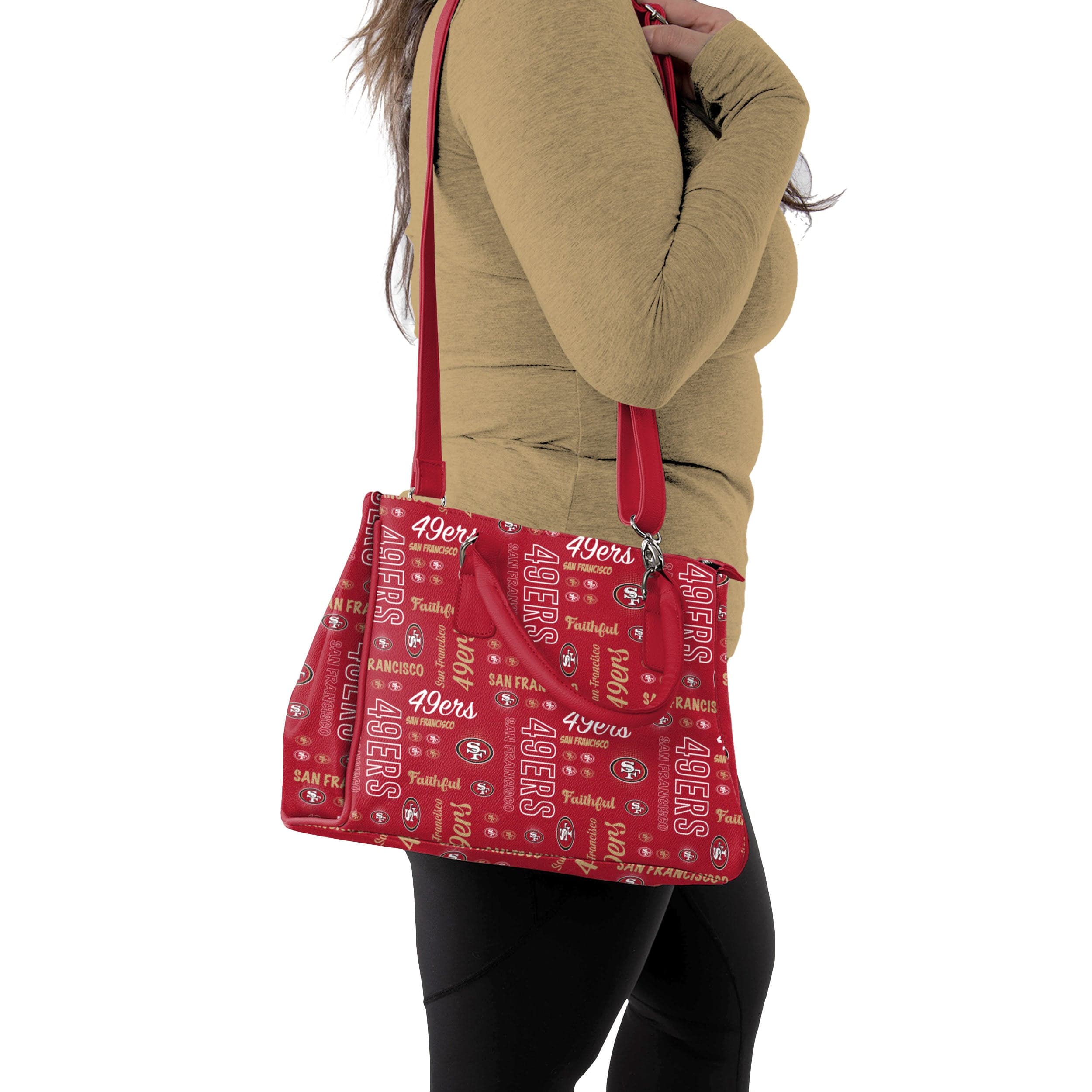 San Francisco 49ers NFL Spirited Style Printed Collection Purse - Image 2