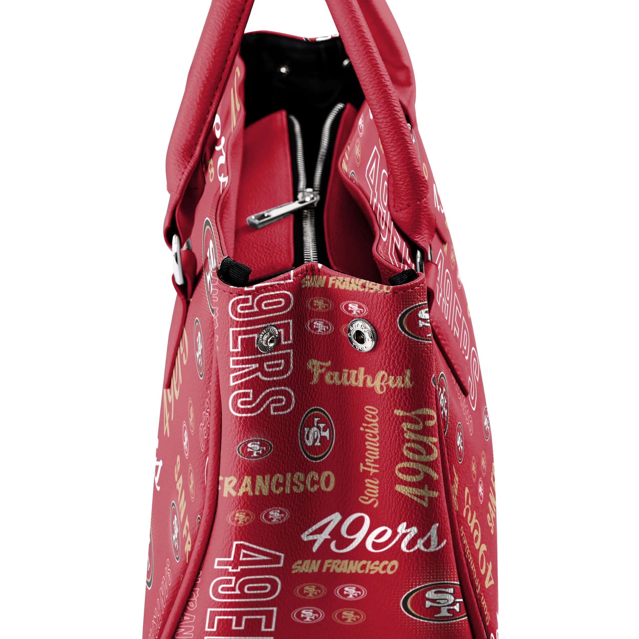 San Francisco 49ers NFL Spirited Style Printed Collection Purse - Image 4