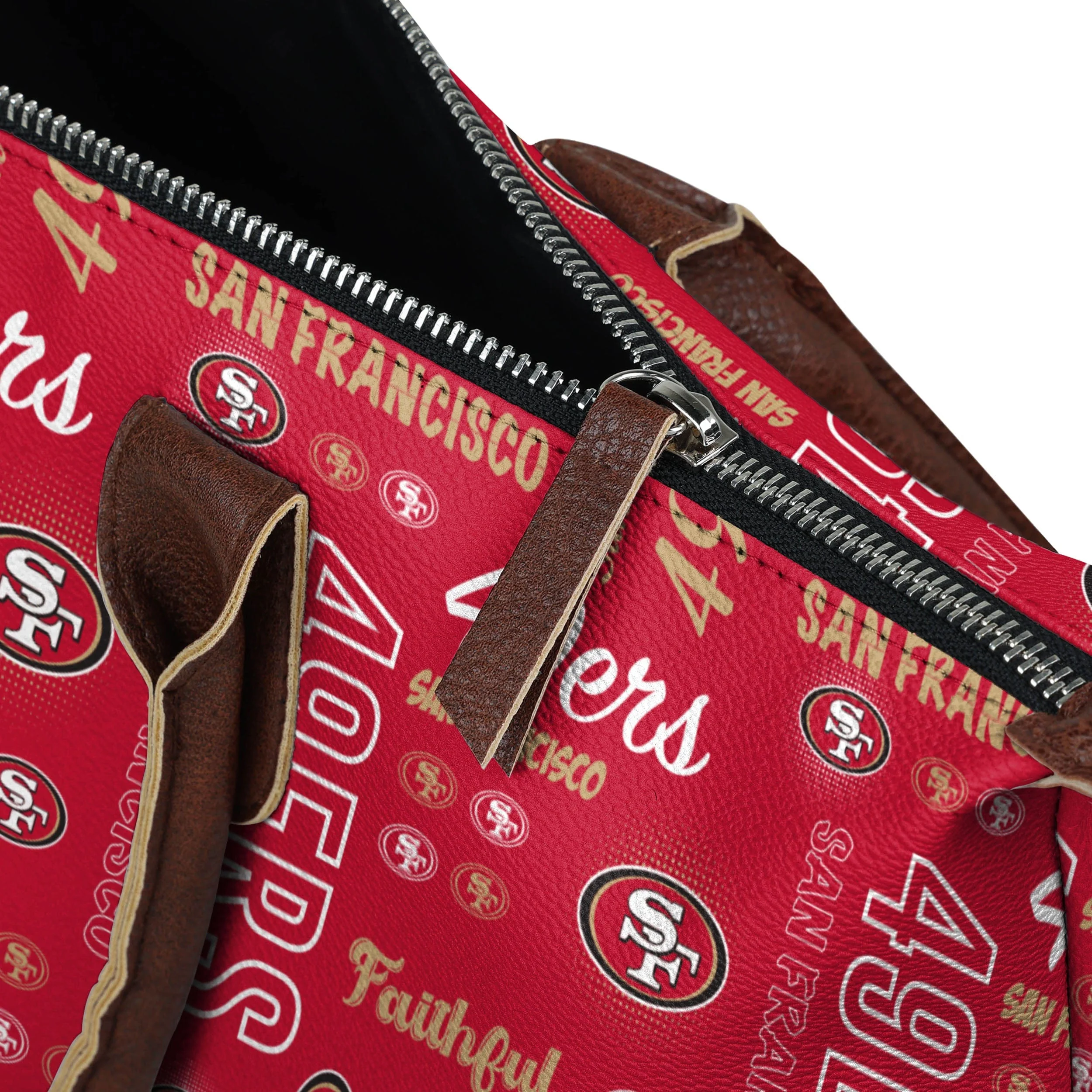 San Francisco 49ers NFL Spirited Style Printed Collection Tote Bag - Image 4
