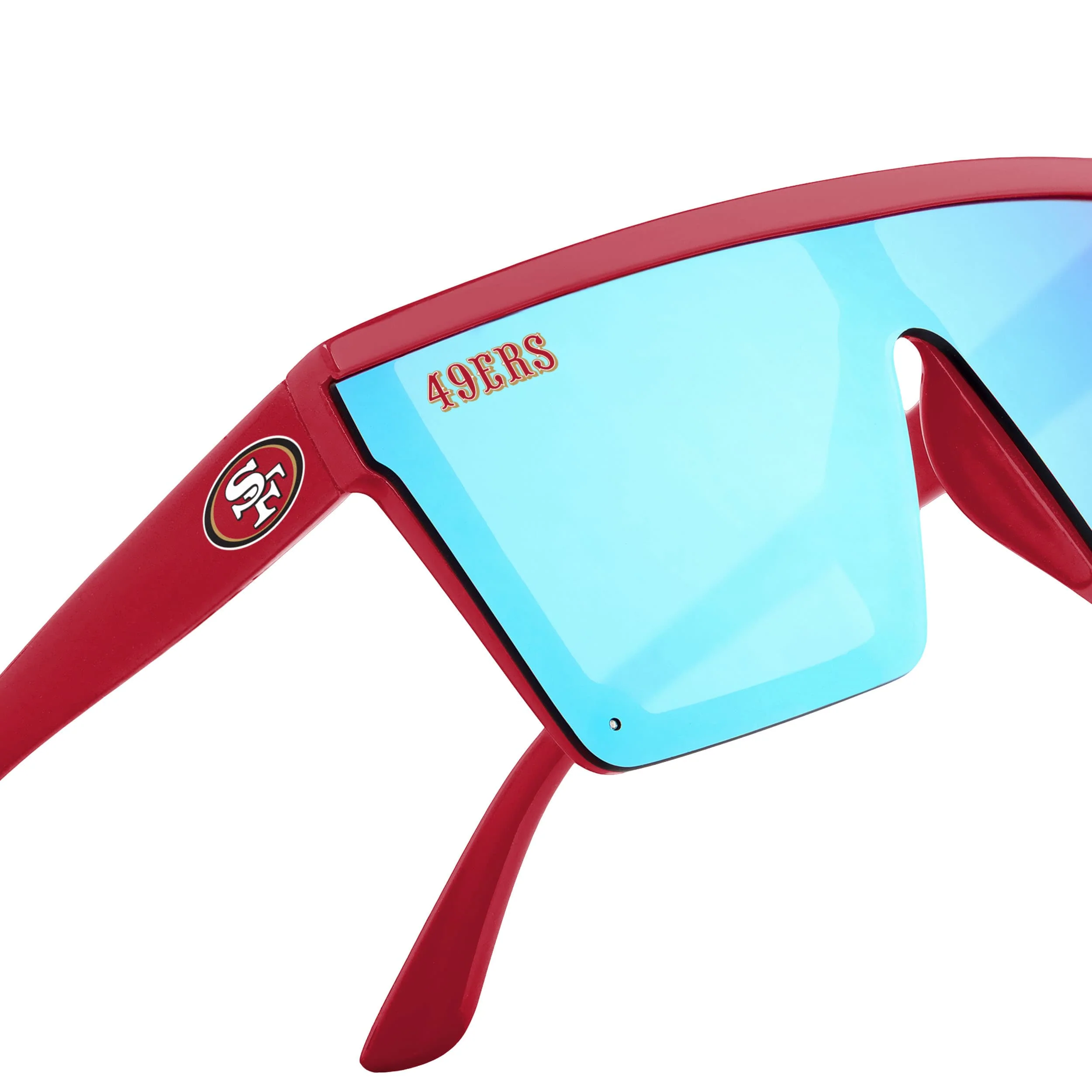San Francisco 49ers NFL Square Flat Top Sunglasses (PREORDER - SHIPS MID JULY) - Image 4
