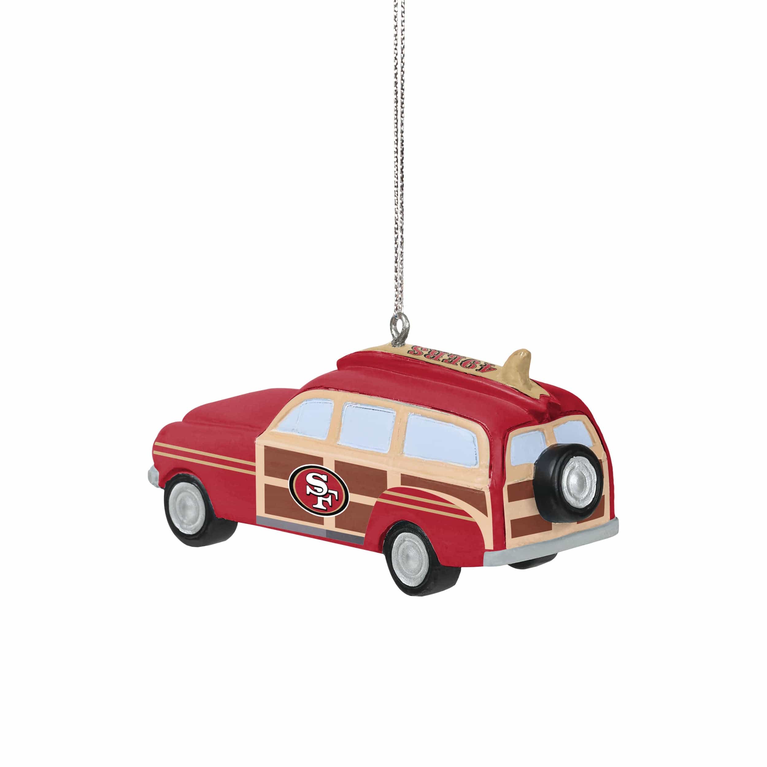 San Francisco 49ers NFL Station Wagon Ornament - Image 3