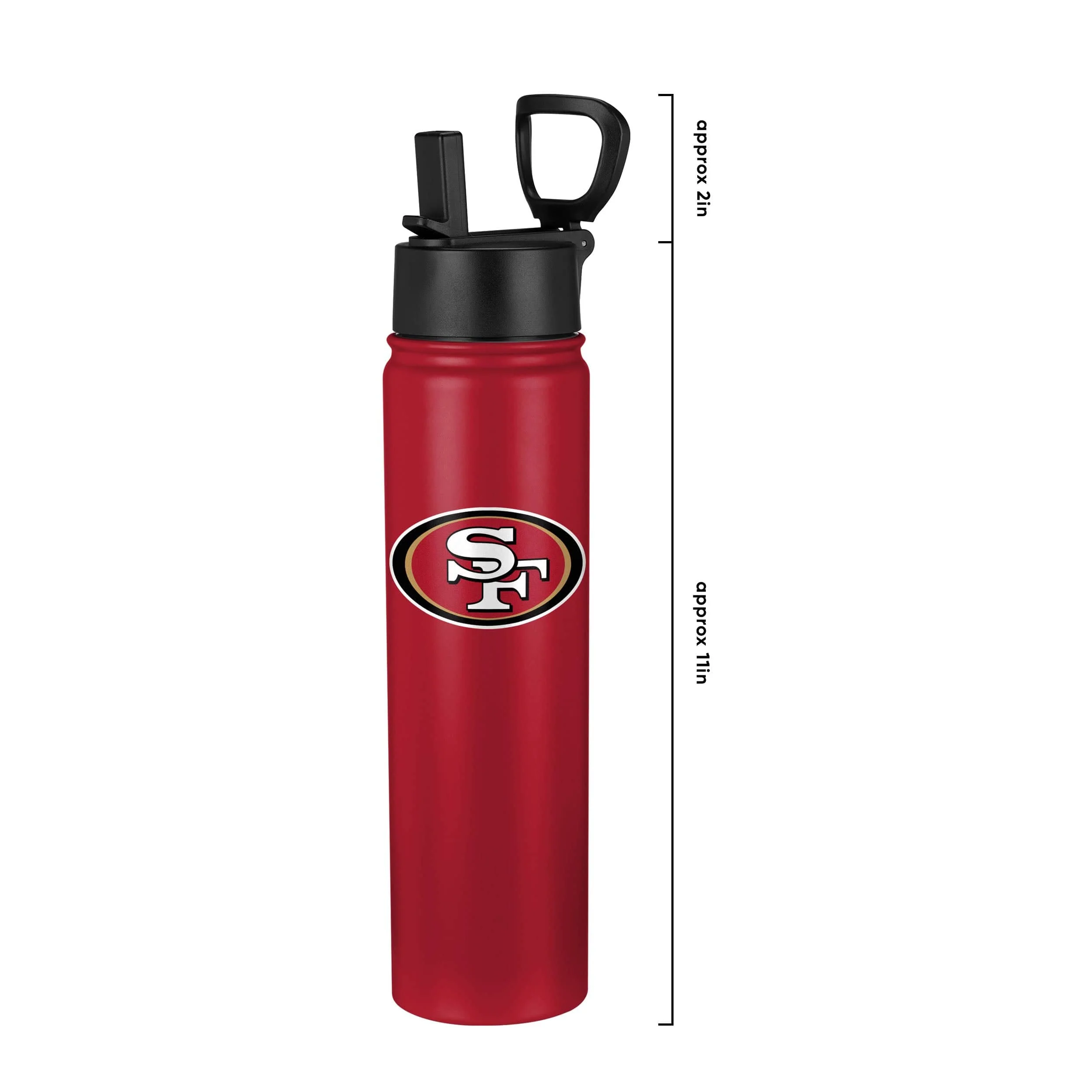 San Francisco 49ers NFL Team Color Insulated Bottle - Image 5