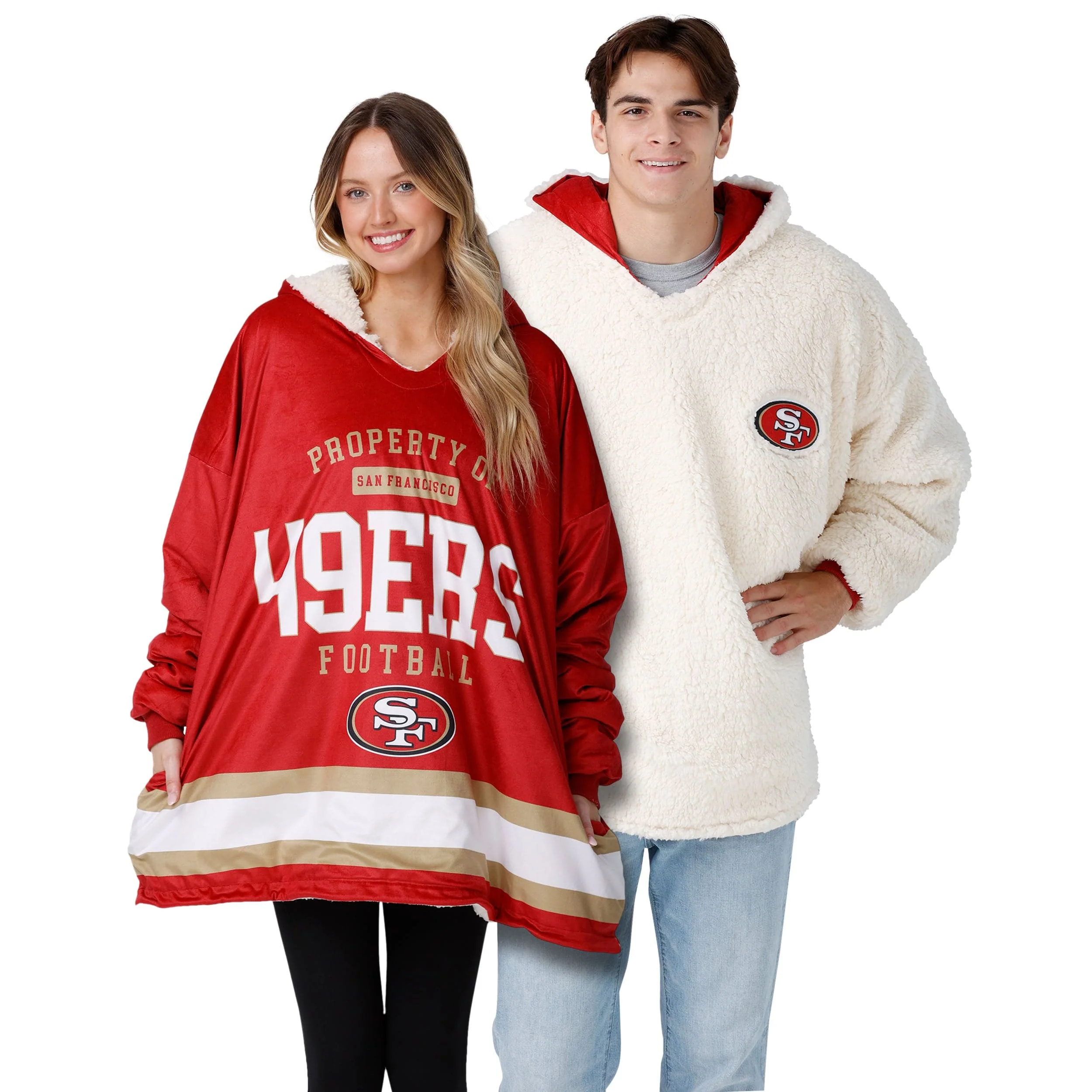 San Francisco 49ers NFL Team Color Property Of Hoodeez