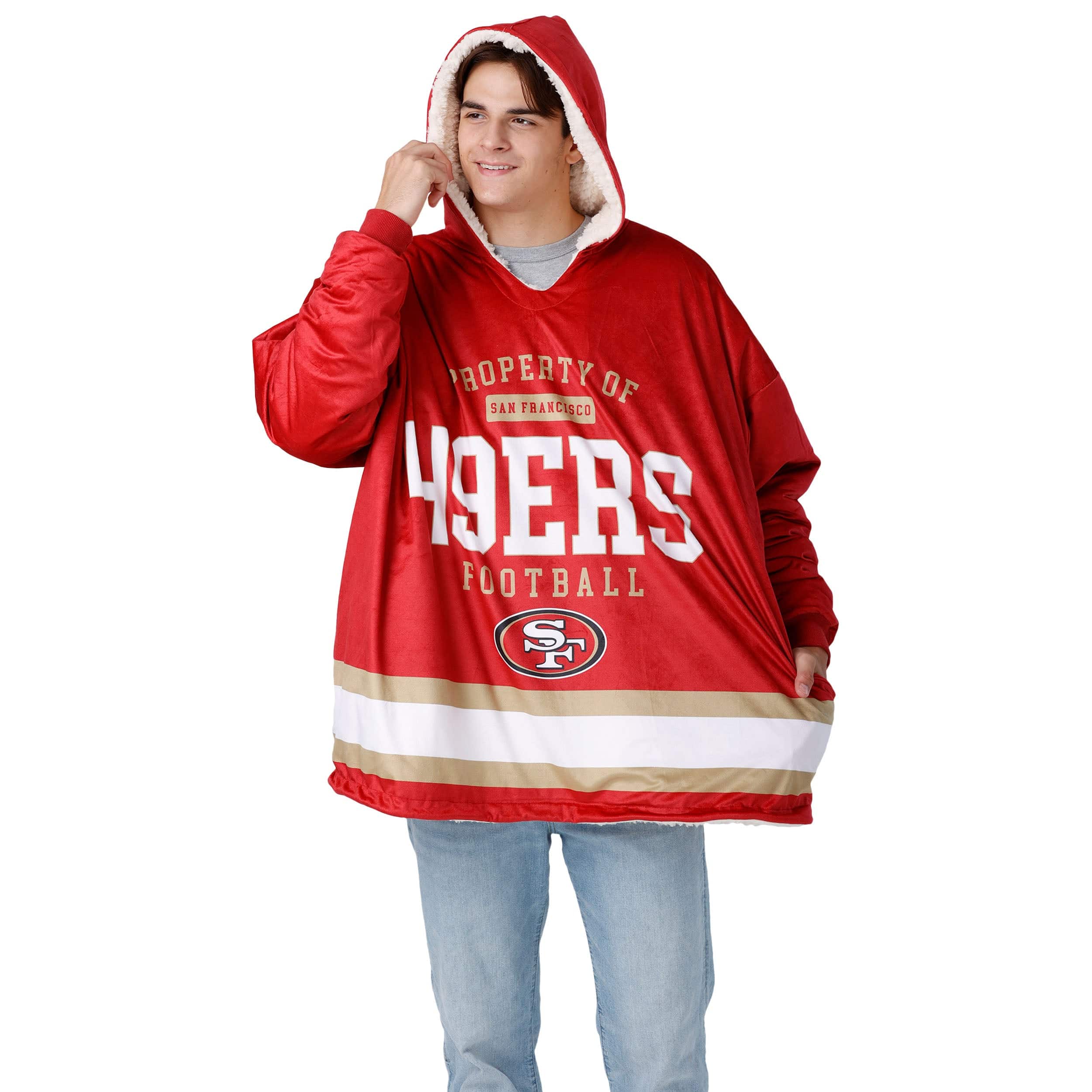 San Francisco 49ers NFL Team Color Property Of Hoodeez - Image 3