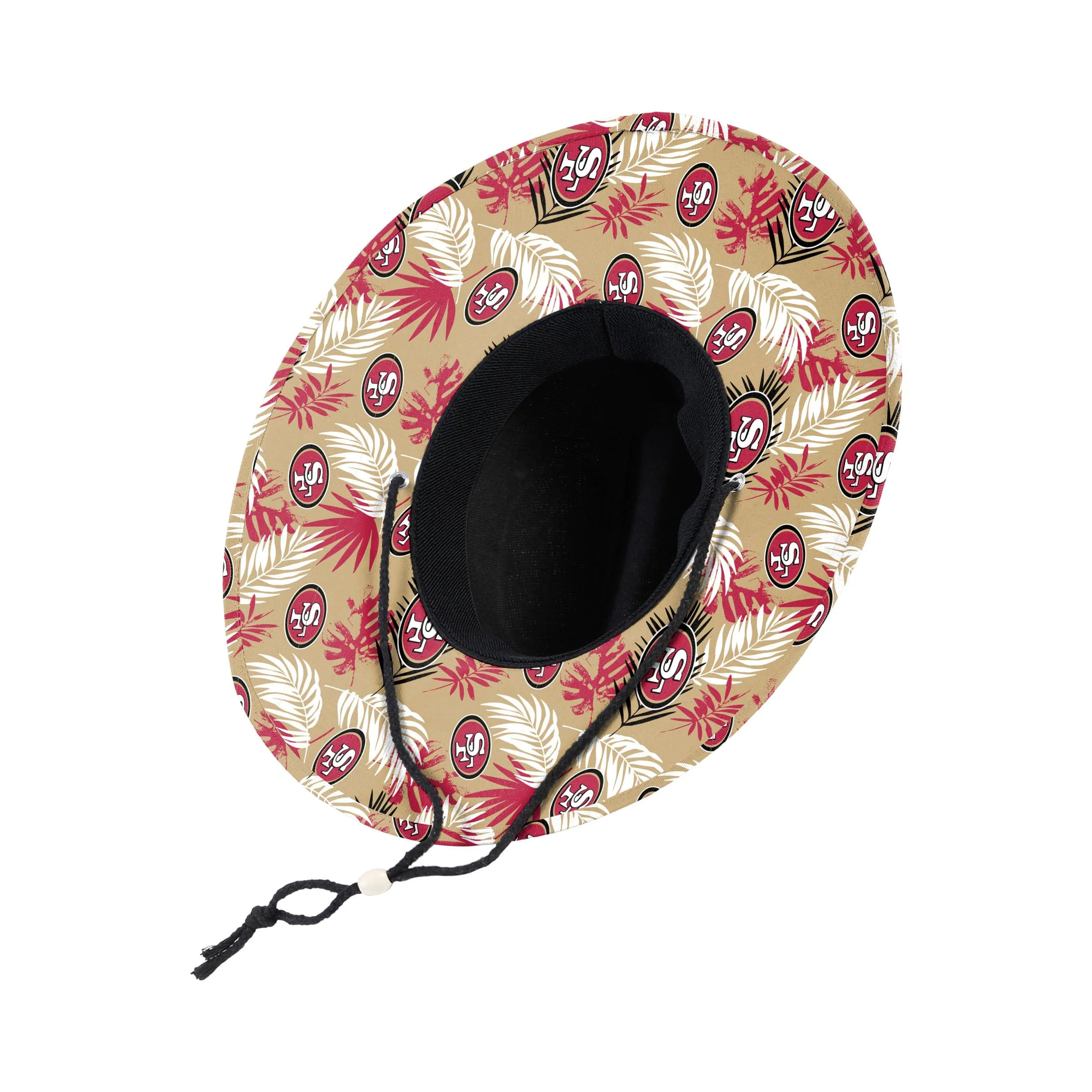 San Francisco 49ers NFL Team Color Straw Hat - Image 2