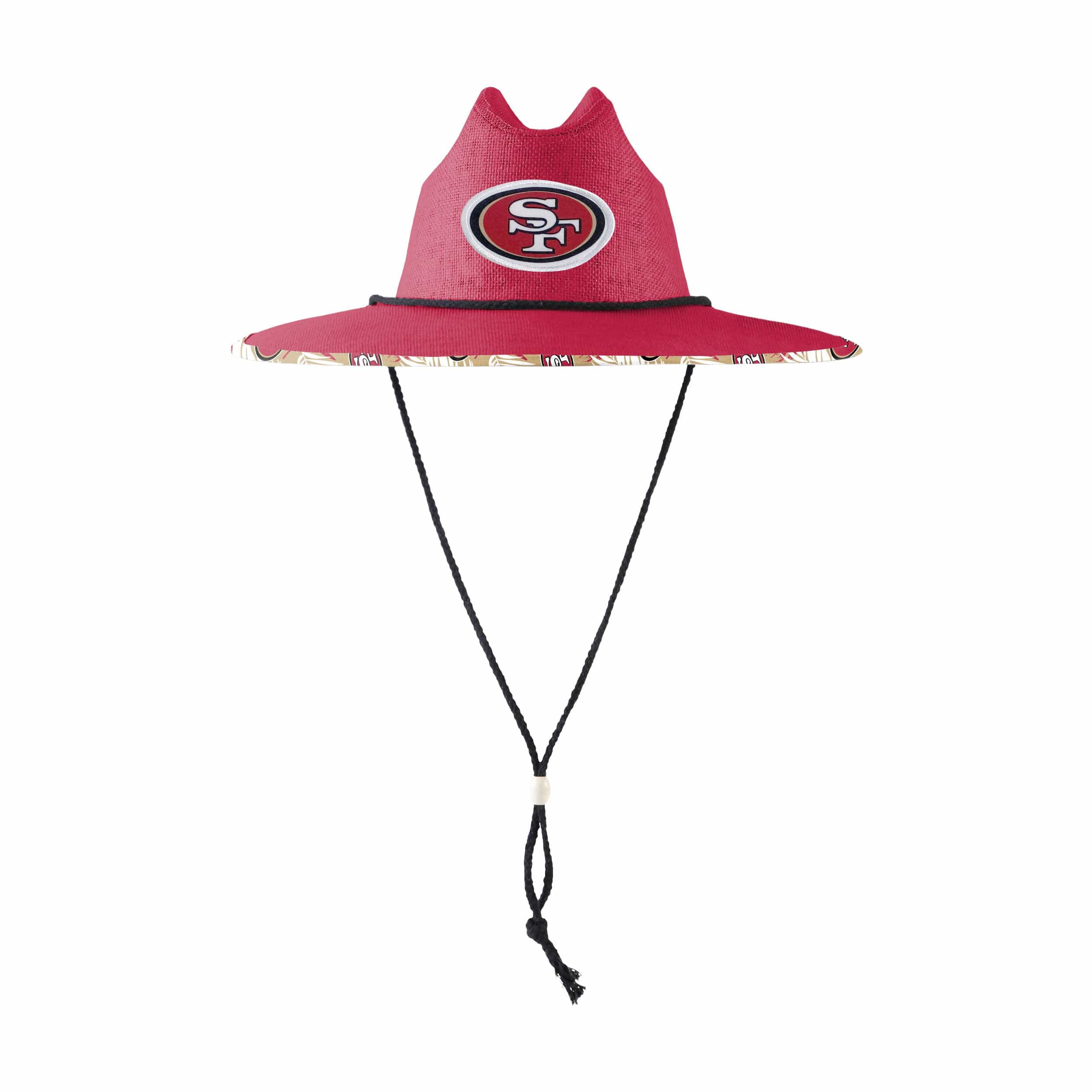San Francisco 49ers NFL Team Color Straw Hat - Image 6