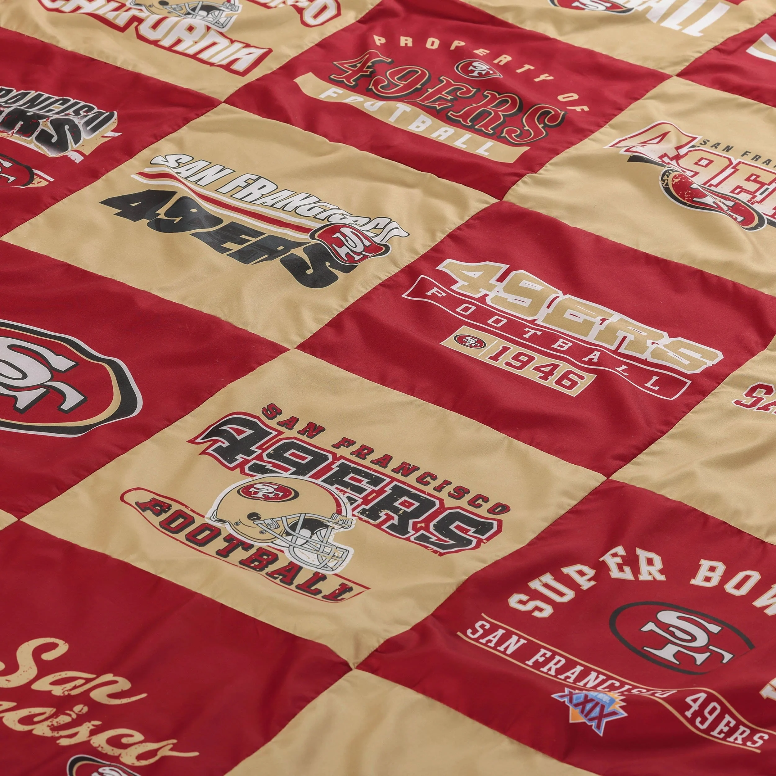 San Francisco 49ers NFL Team Pride Patches Quilt - Image 5