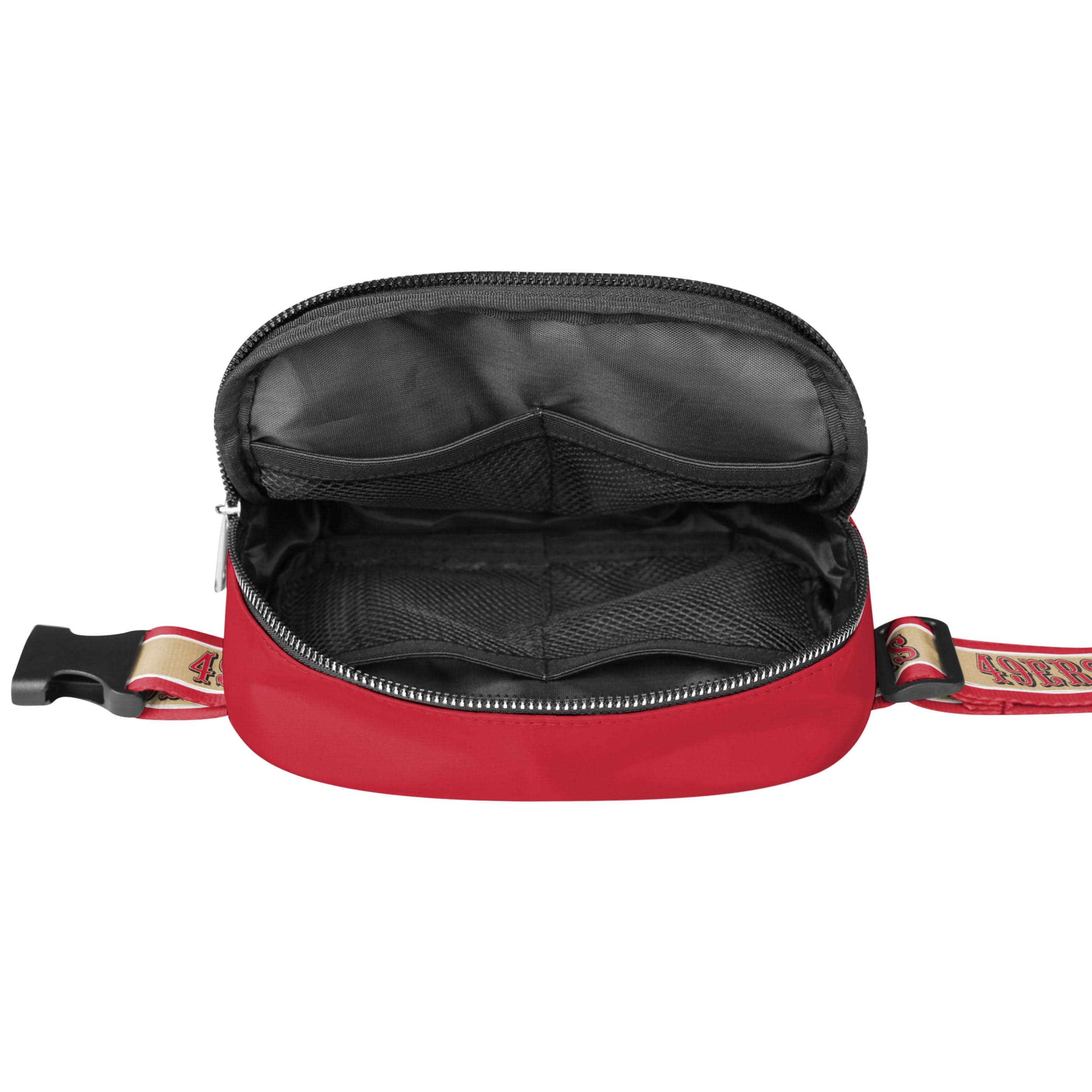 San Francisco 49ers NFL Team Wordmark Crossbody Belt Bag - Image 5