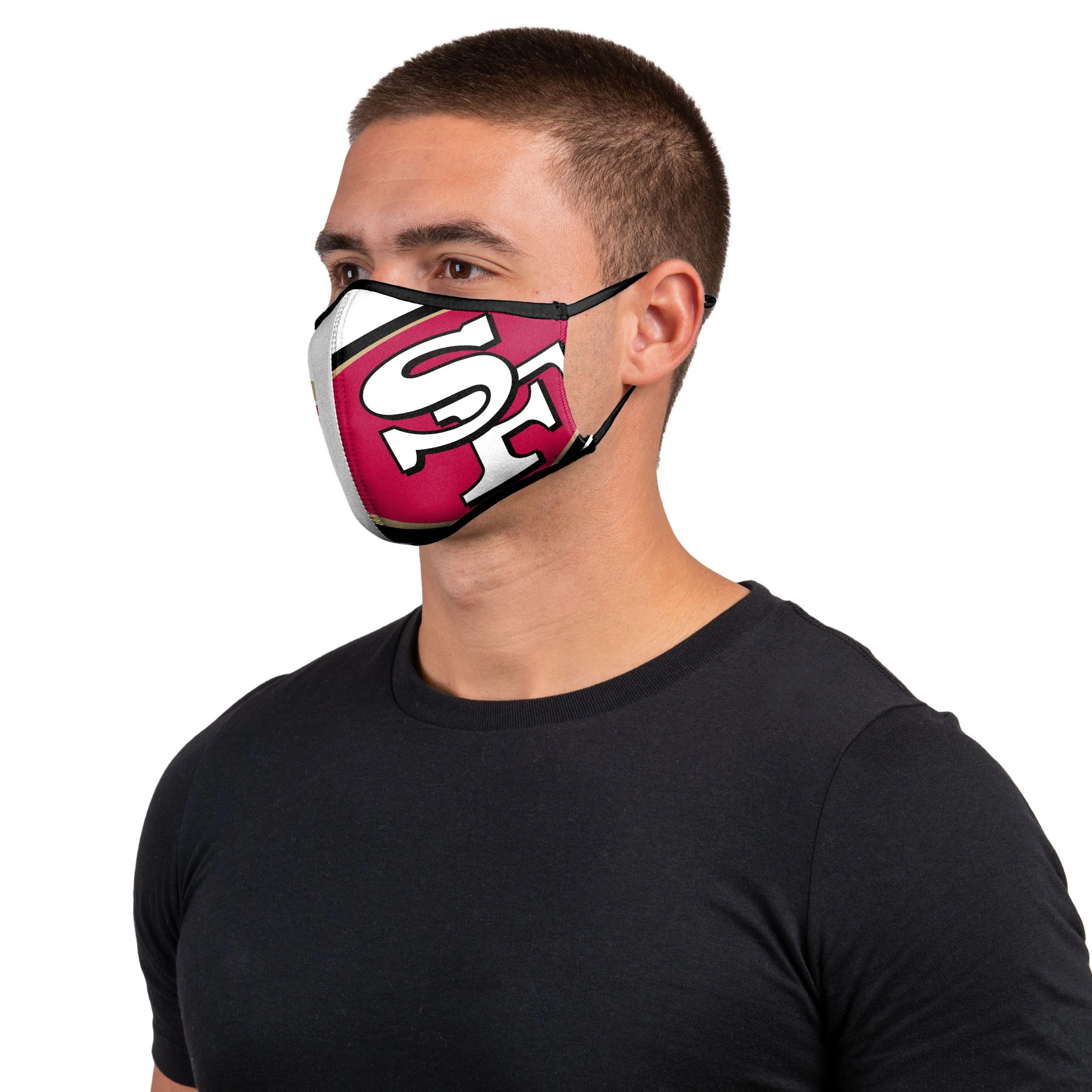 San Francisco 49ers NFL Thematic Sport 3 Pack Face Cover - Image 2