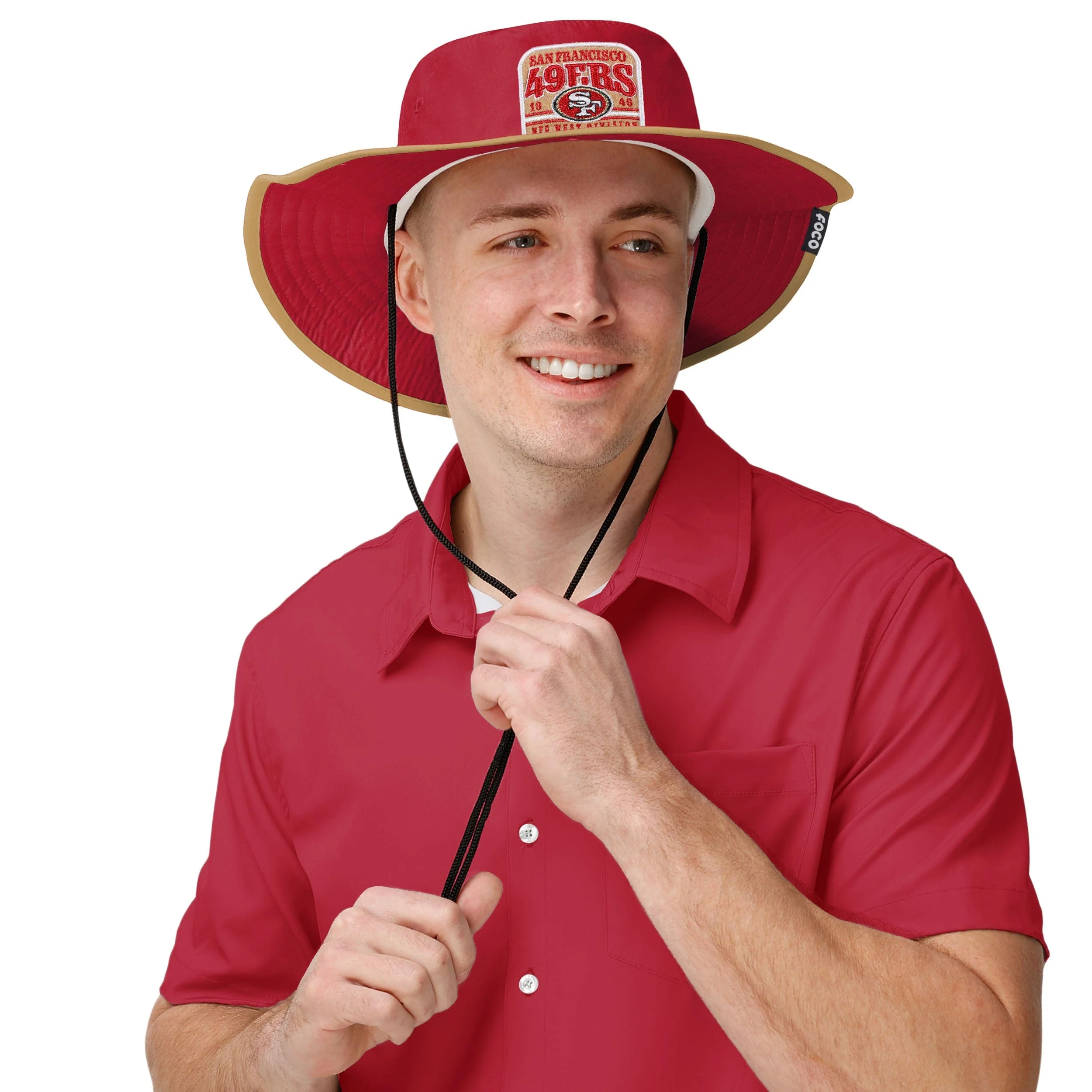 San Francisco 49ers NFL Truckstop Patch Boonie Hat - Image 3