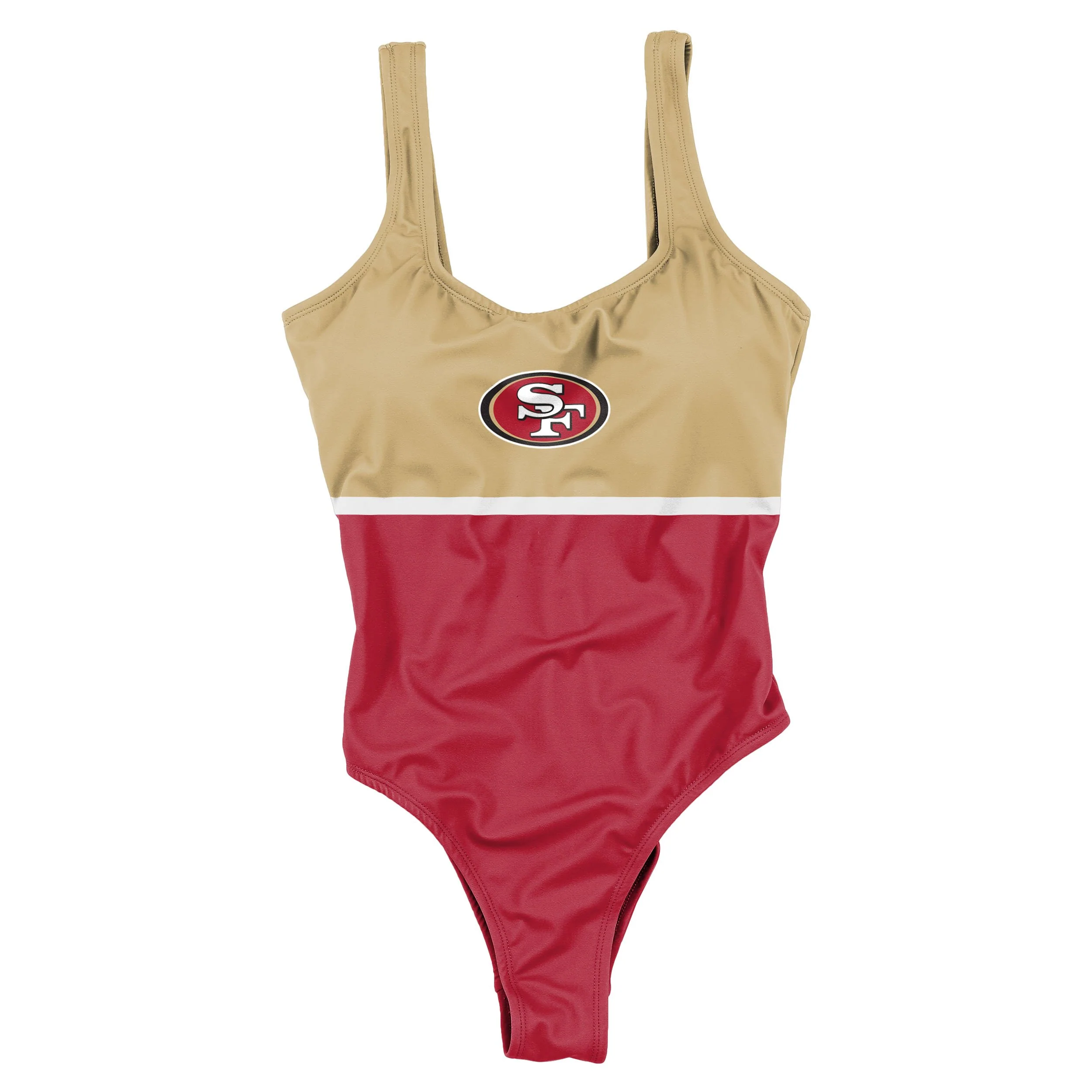 San Francisco 49ers NFL Womens Beach Day One Piece Bathing Suit - Image 3