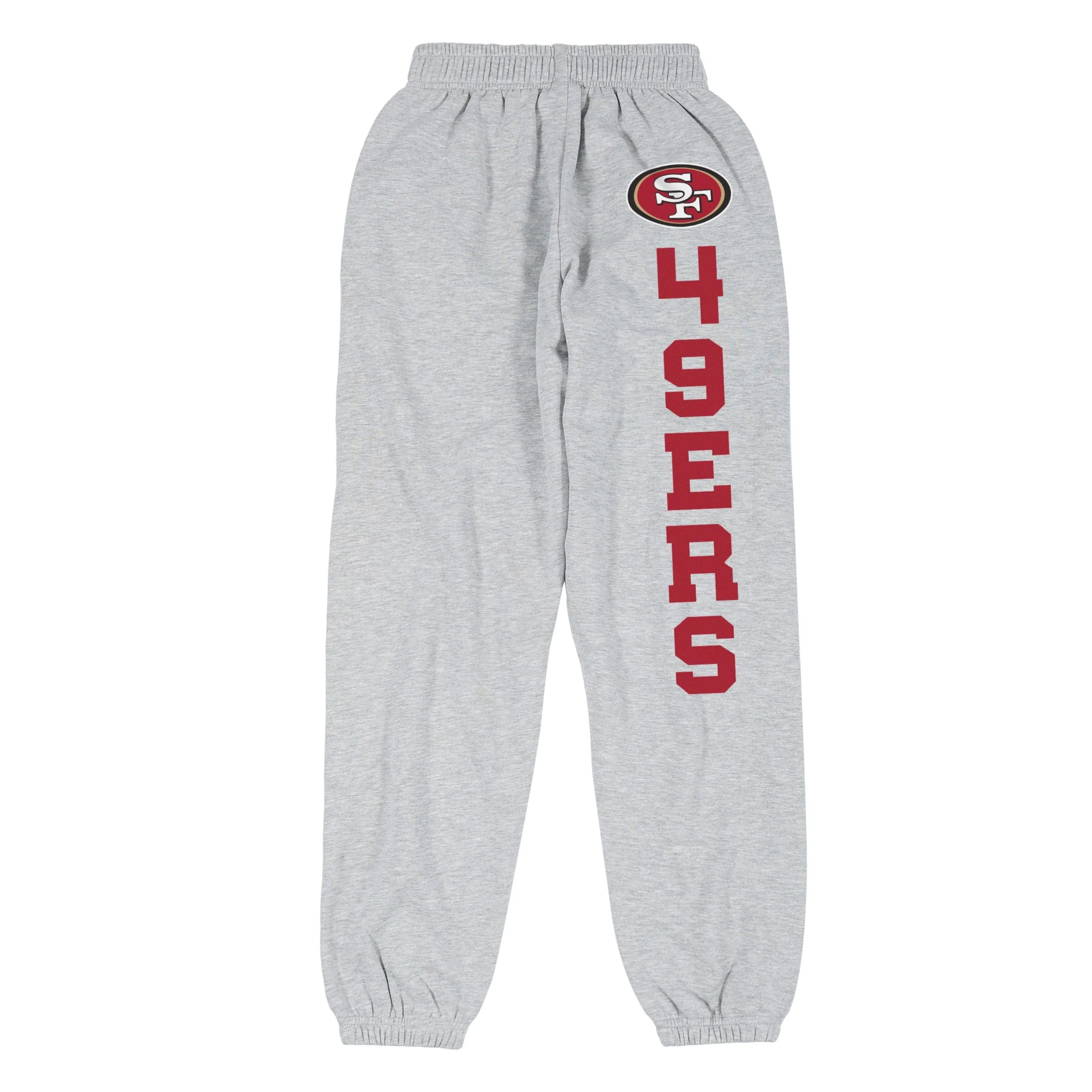 San Francisco 49ers NFL Womens Big Wordmark Gray Sweatpants - Image 5