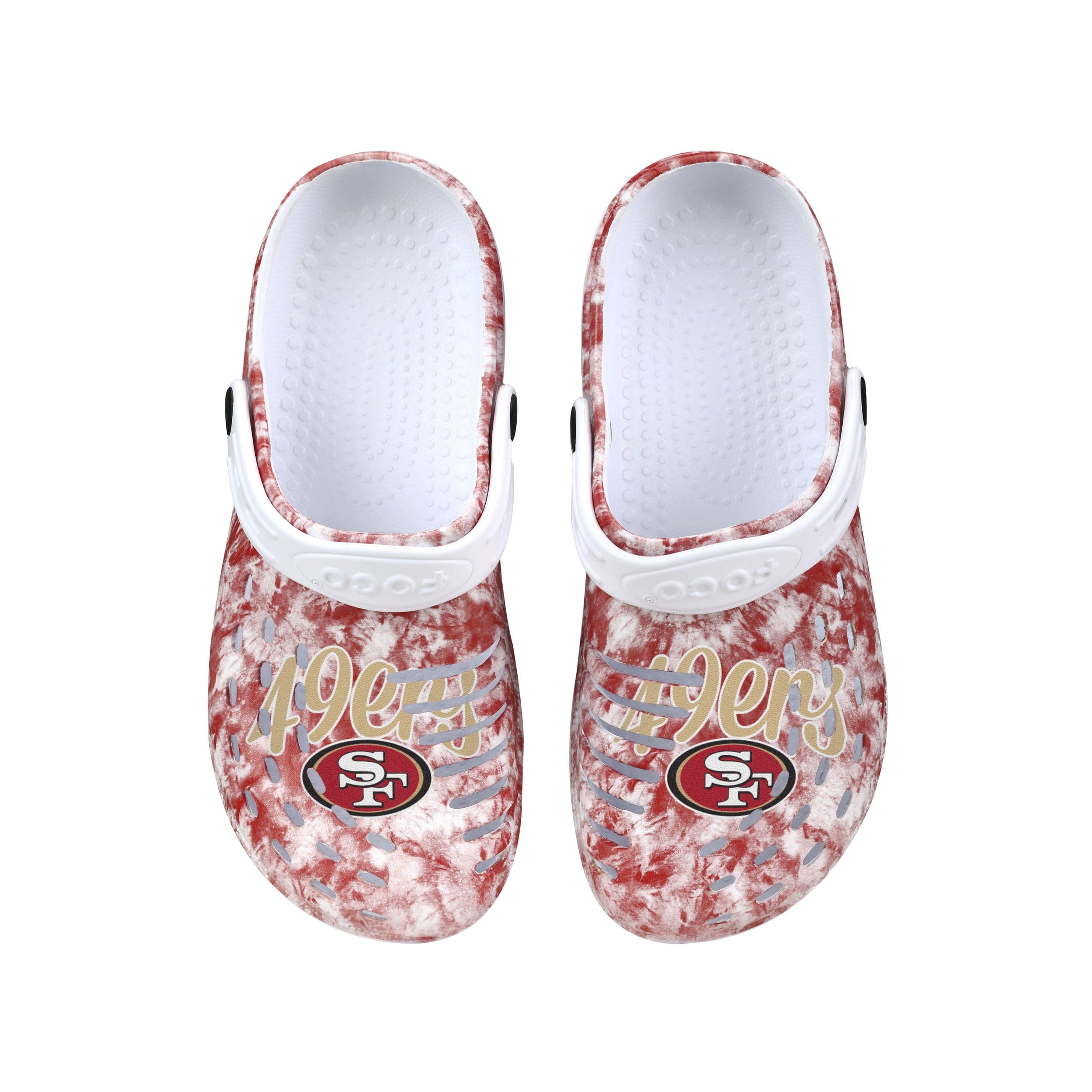 San Francisco 49ers NFL Womens Cloudie Clog With Strap - Image 4