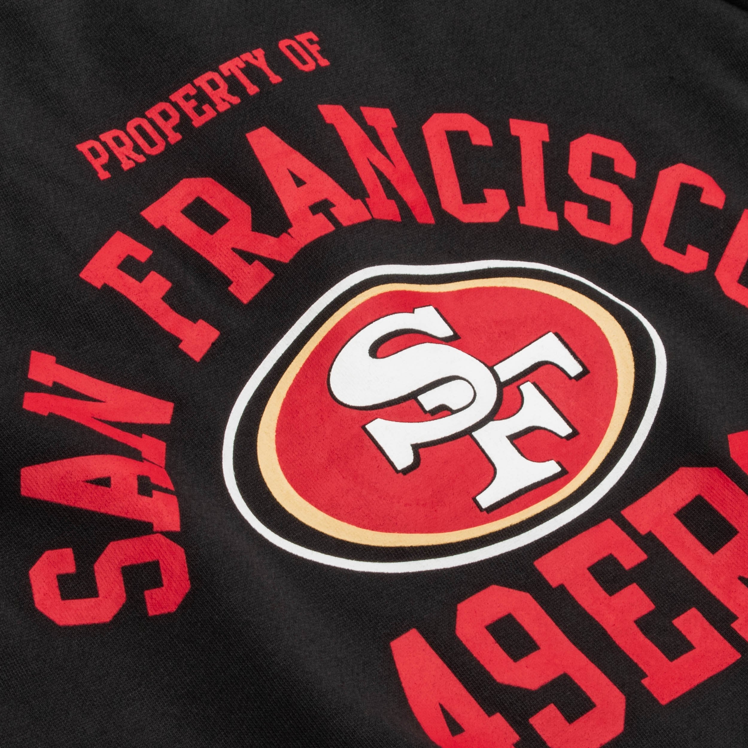 San Francisco 49ers NFL Womens Cropped Team Crewneck - Image 3