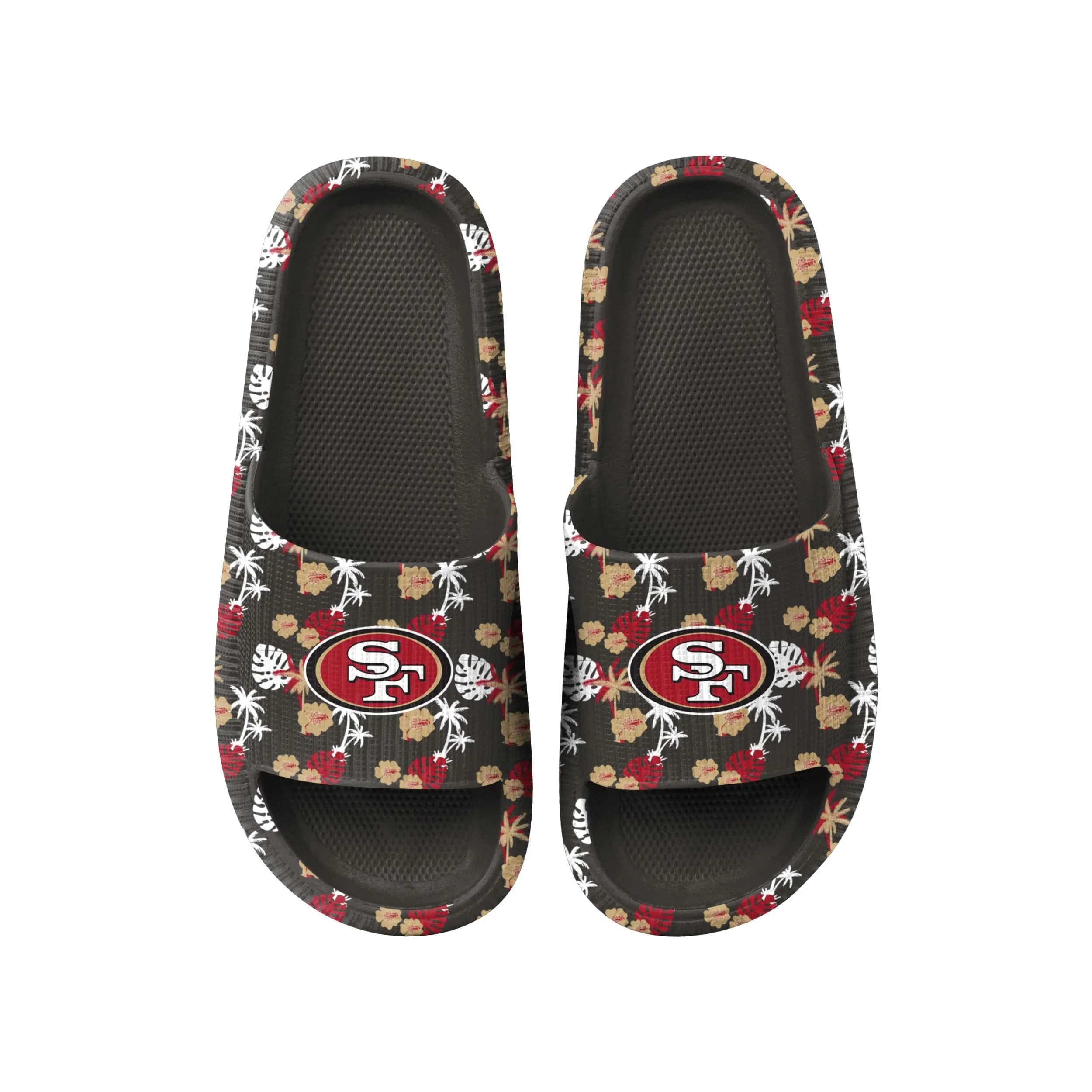 San Francisco 49ers NFL Womens Floral Pillow Slide - Image 2