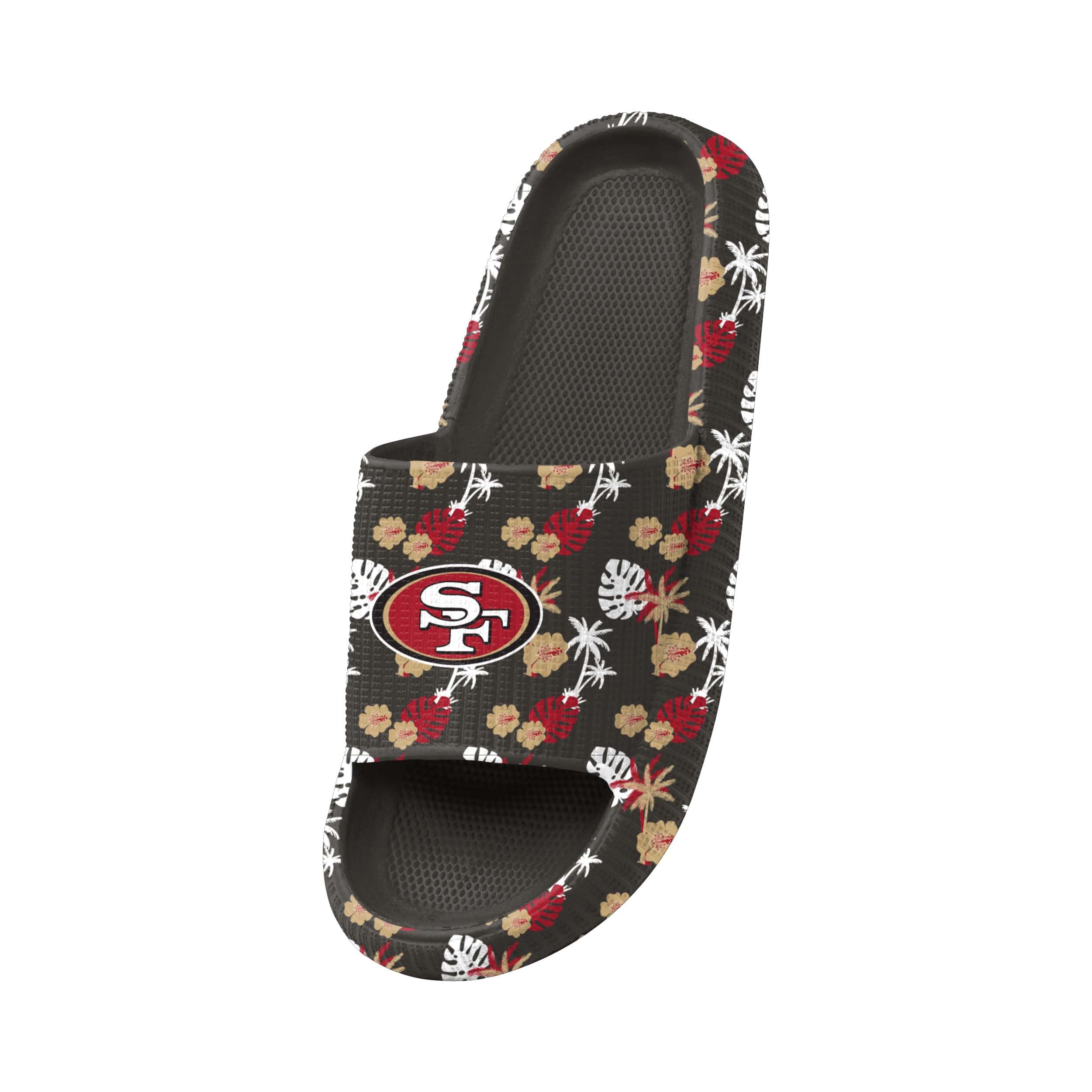 San Francisco 49ers NFL Womens Floral Pillow Slide - Image 3