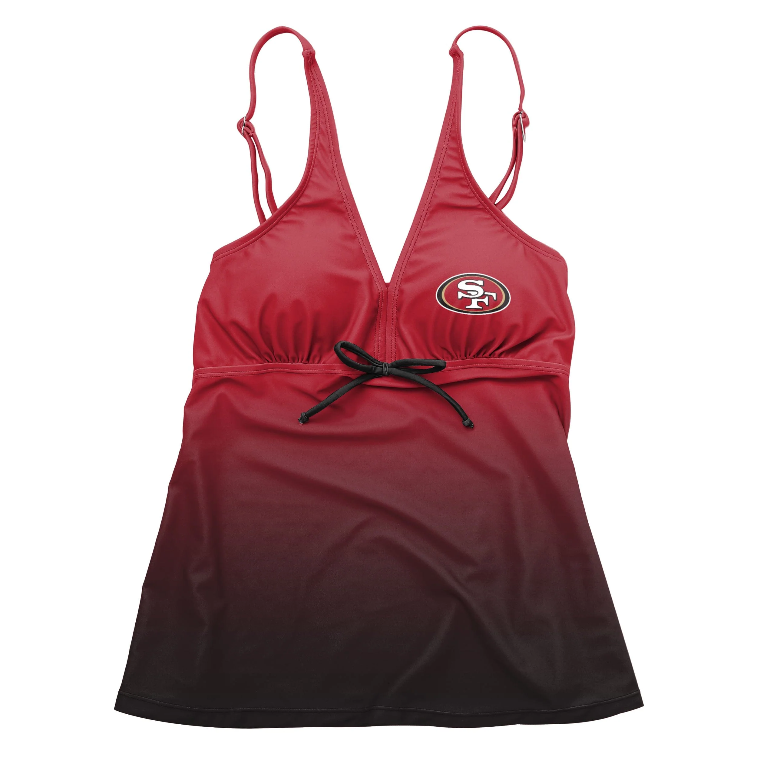 San Francisco 49ers NFL Womens Gametime Gradient Tankini - Image 2