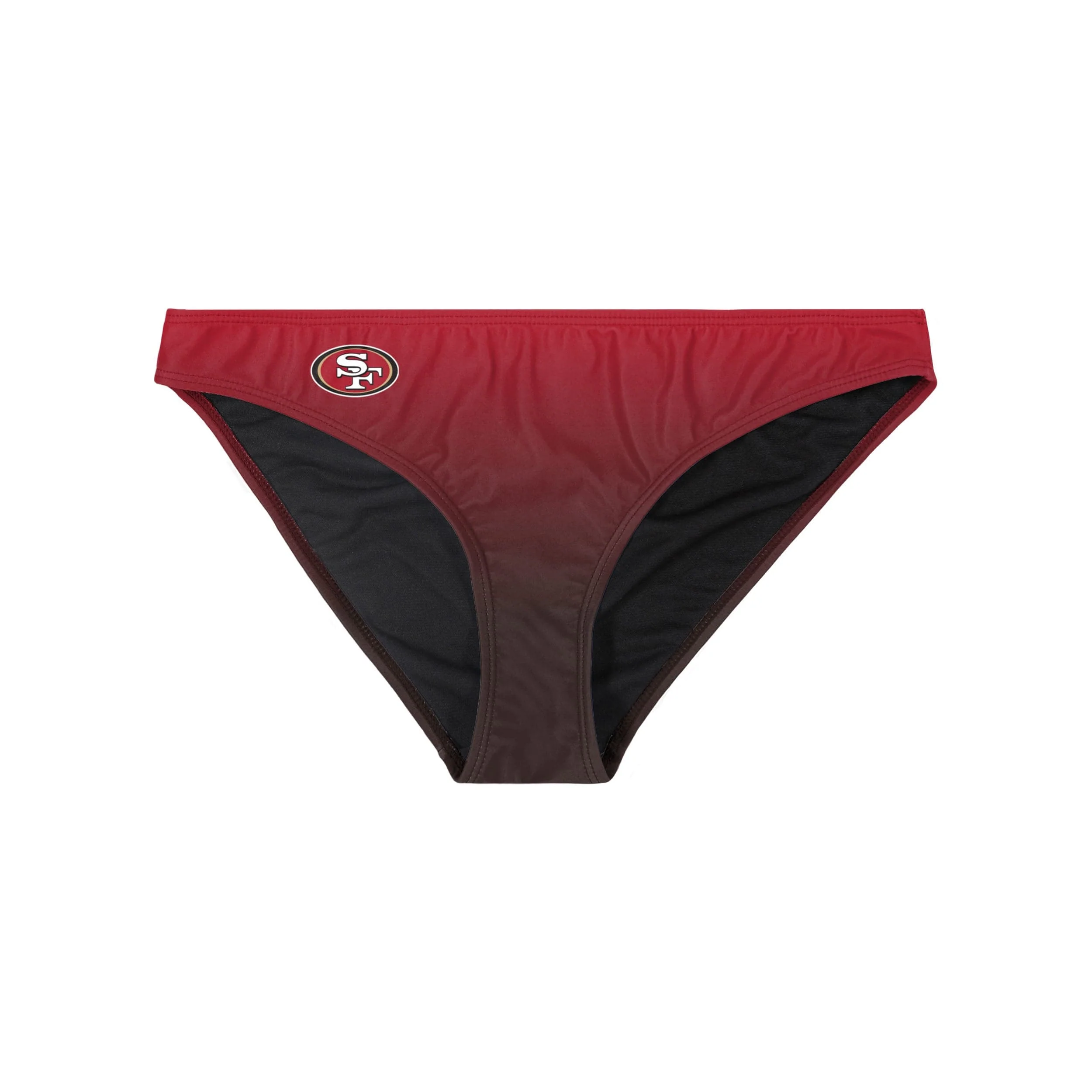 San Francisco 49ers NFL Womens Gradient Big Logo Bikini Bottom - Image 2