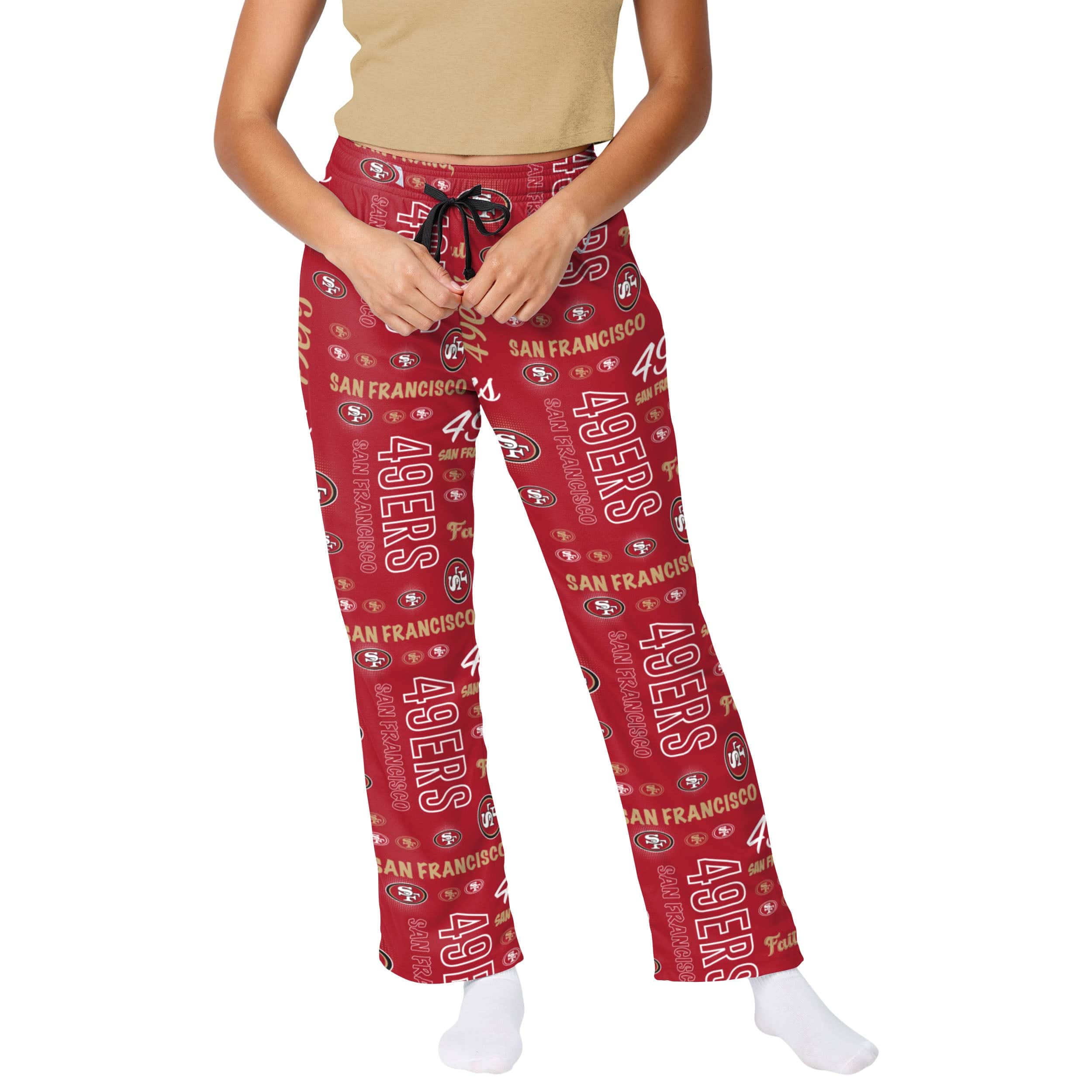 San Francisco 49ers NFL Womens Mini Print Lounge Pants