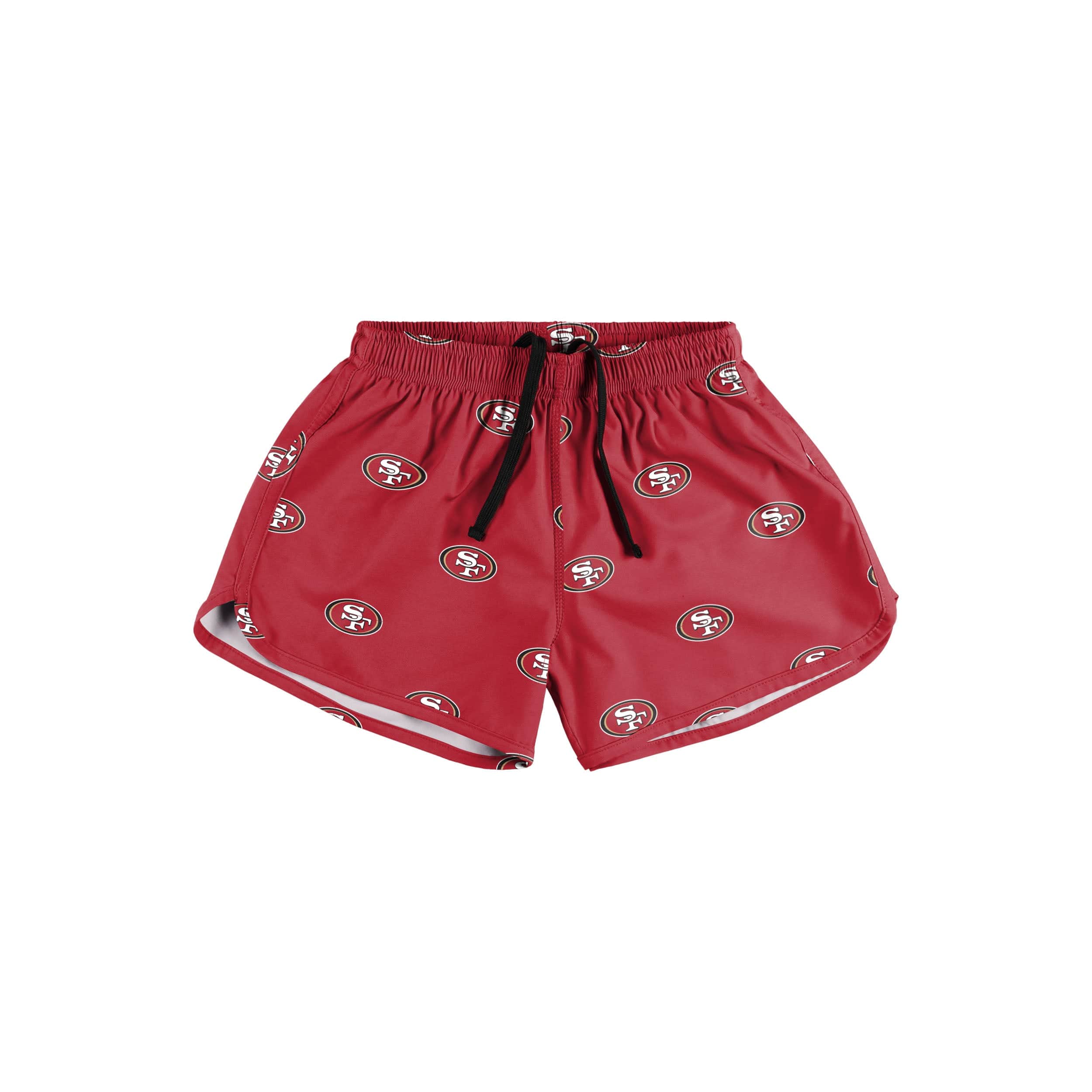 San Francisco 49ers NFL Womens Mini Print Running Shorts - Image 3