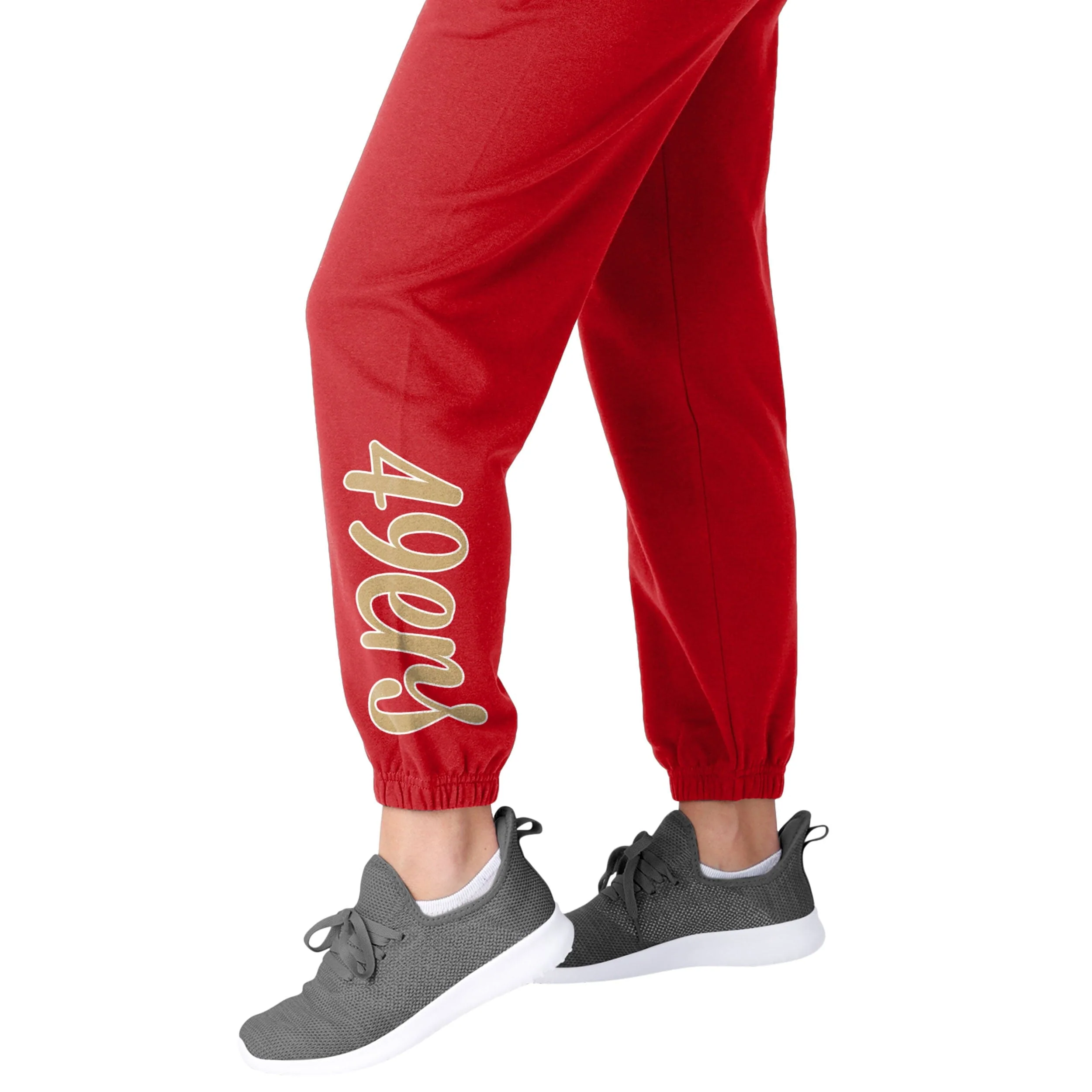 San Francisco 49ers NFL Womens Script Wordmark Team Color Sweatpants - Image 4