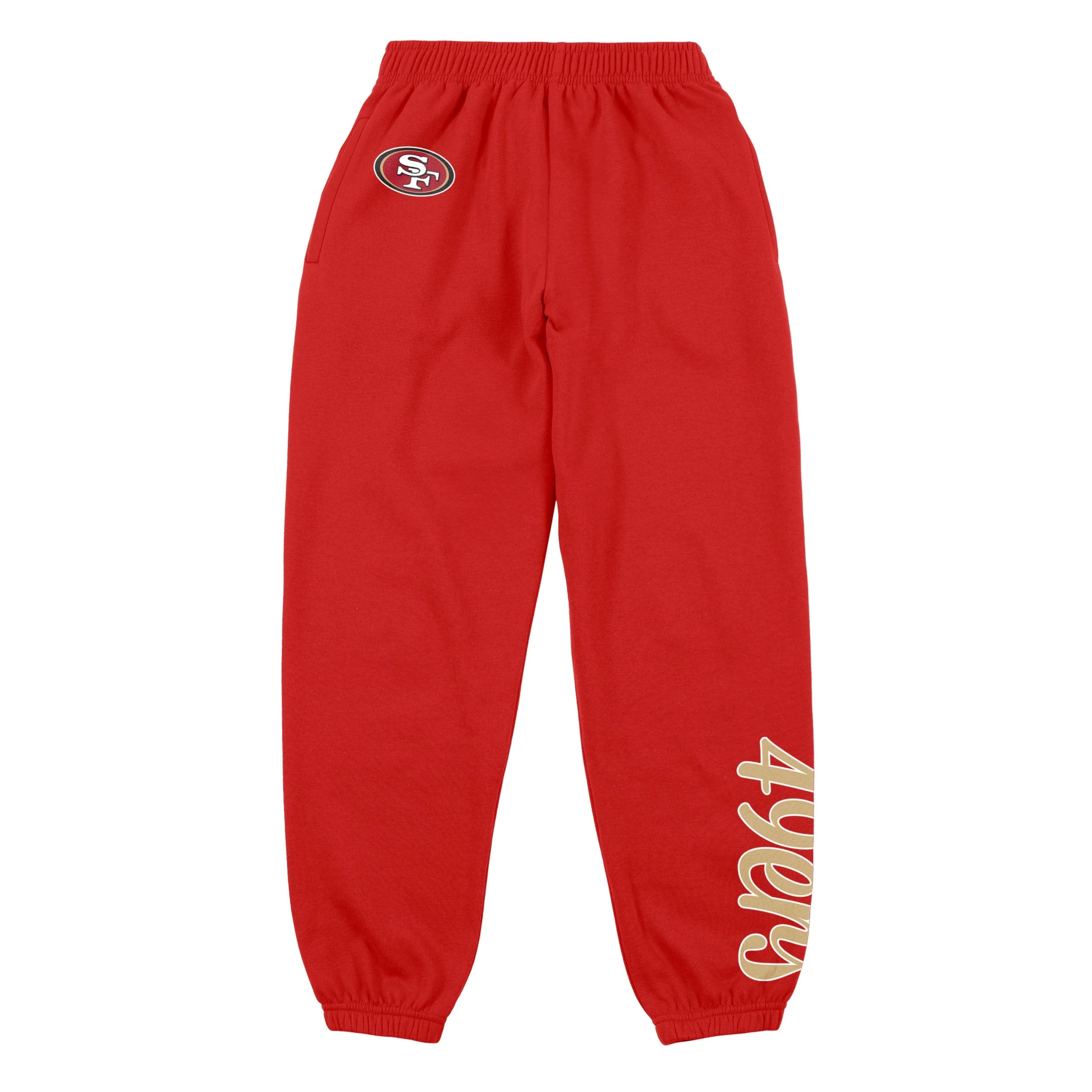 San Francisco 49ers NFL Womens Script Wordmark Team Color Sweatpants - Image 5