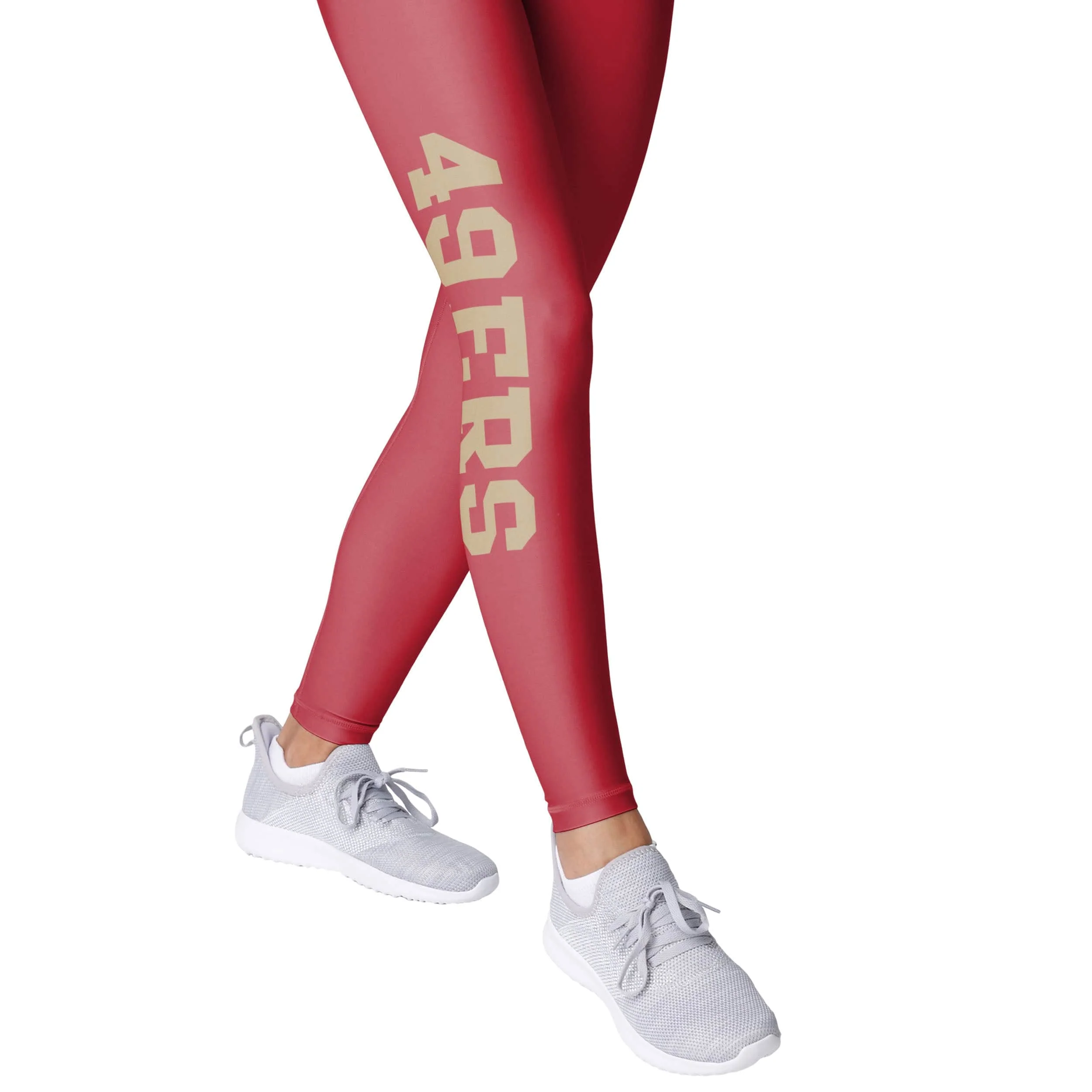 San Francisco 49ers NFL Womens Solid Big Wordmark Leggings - Image 4