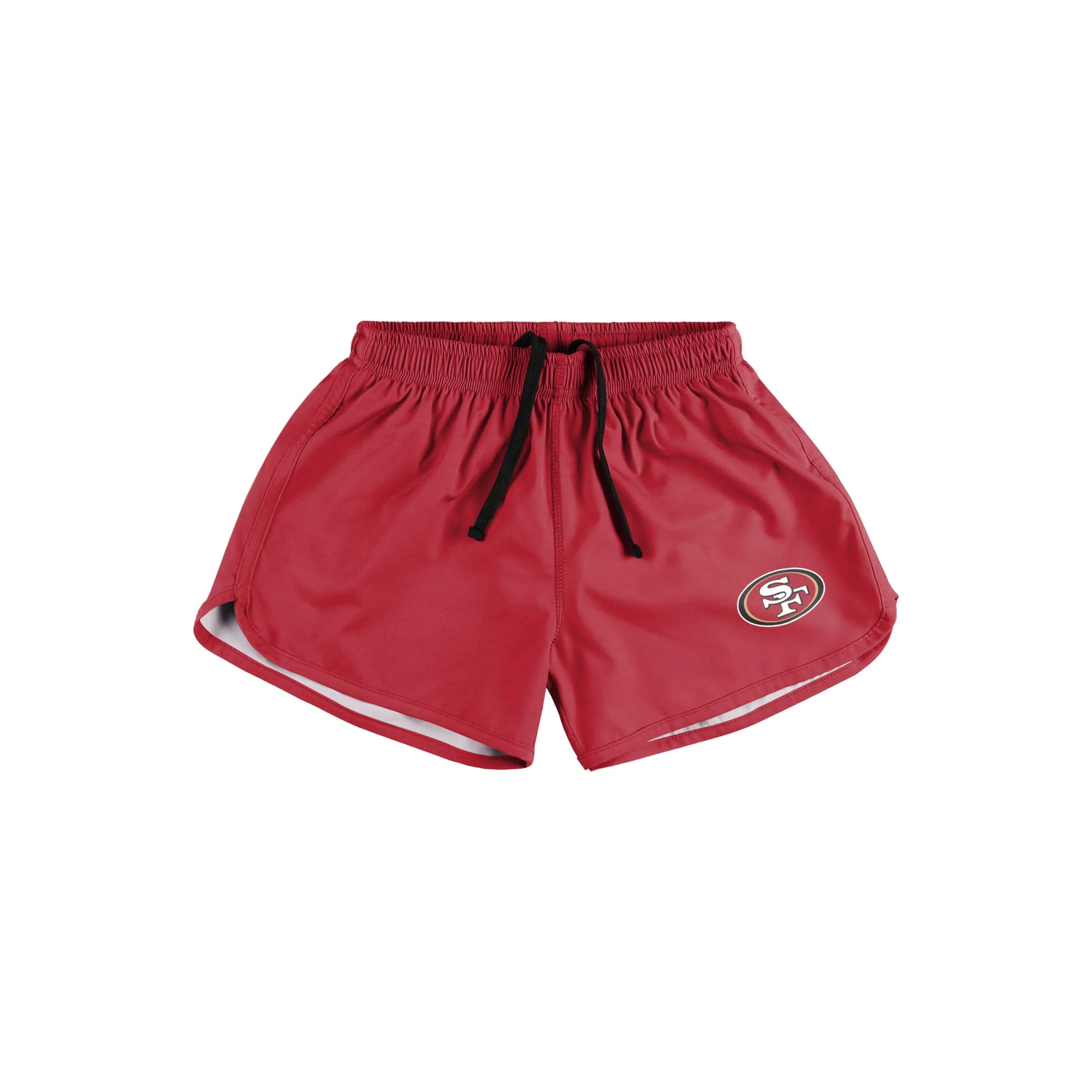 San Francisco 49ers NFL Womens Solid Running Shorts - Image 3