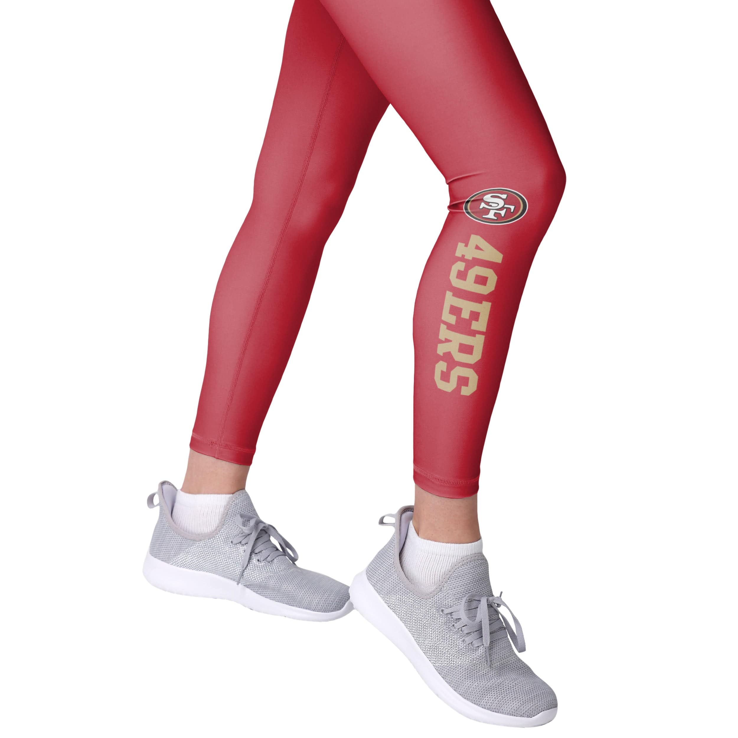 San Francisco 49ers NFL Womens Solid Wordmark Leggings - Image 4