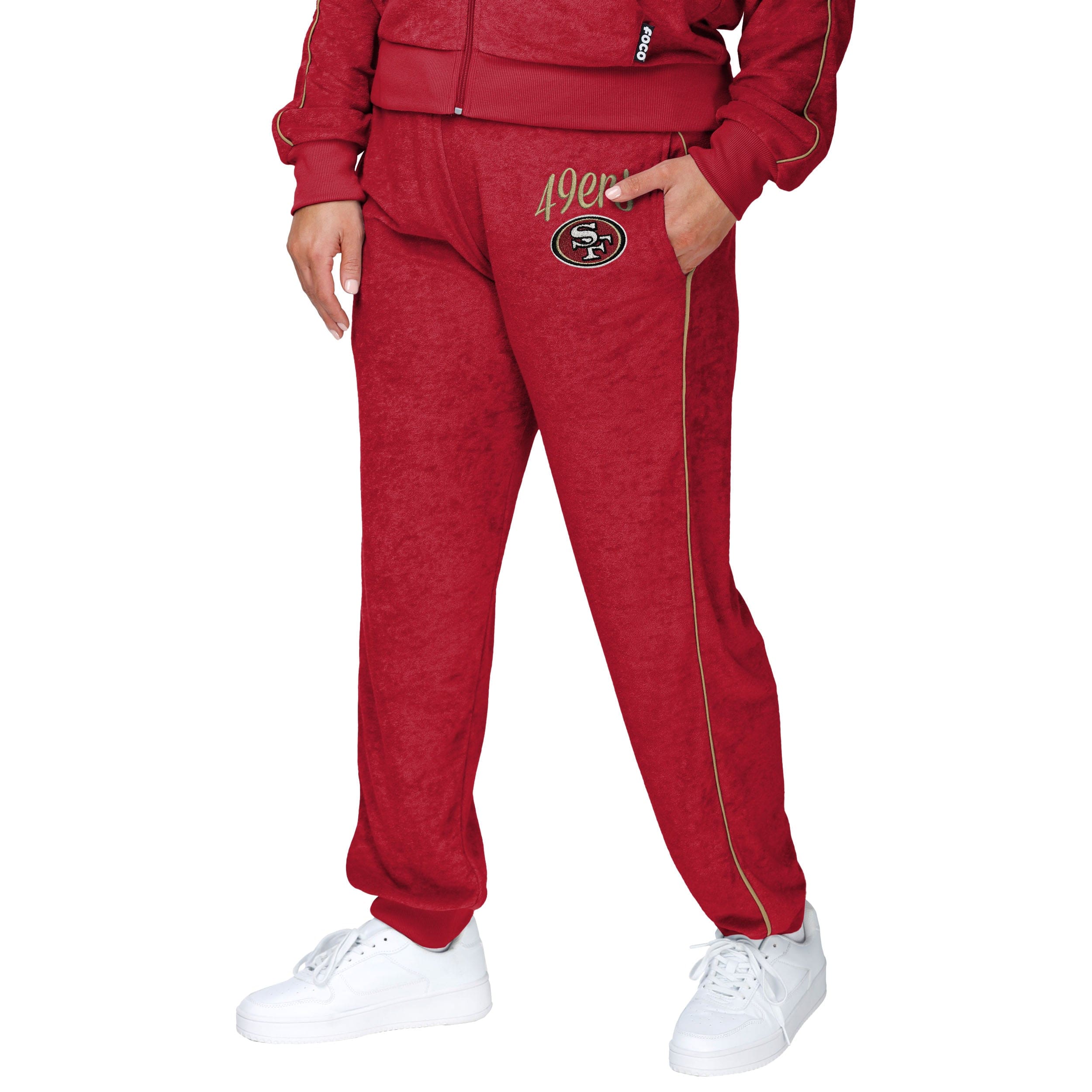 San Francisco 49ers NFL Womens Terry Knit Joggers
