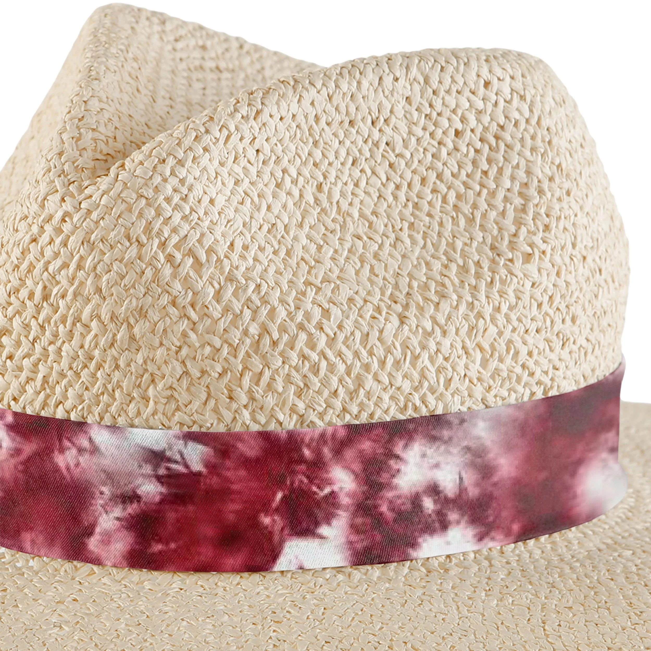 San Francisco 49ers NFL Womens Tie-Dye Ribbon Straw Hat - Image 3