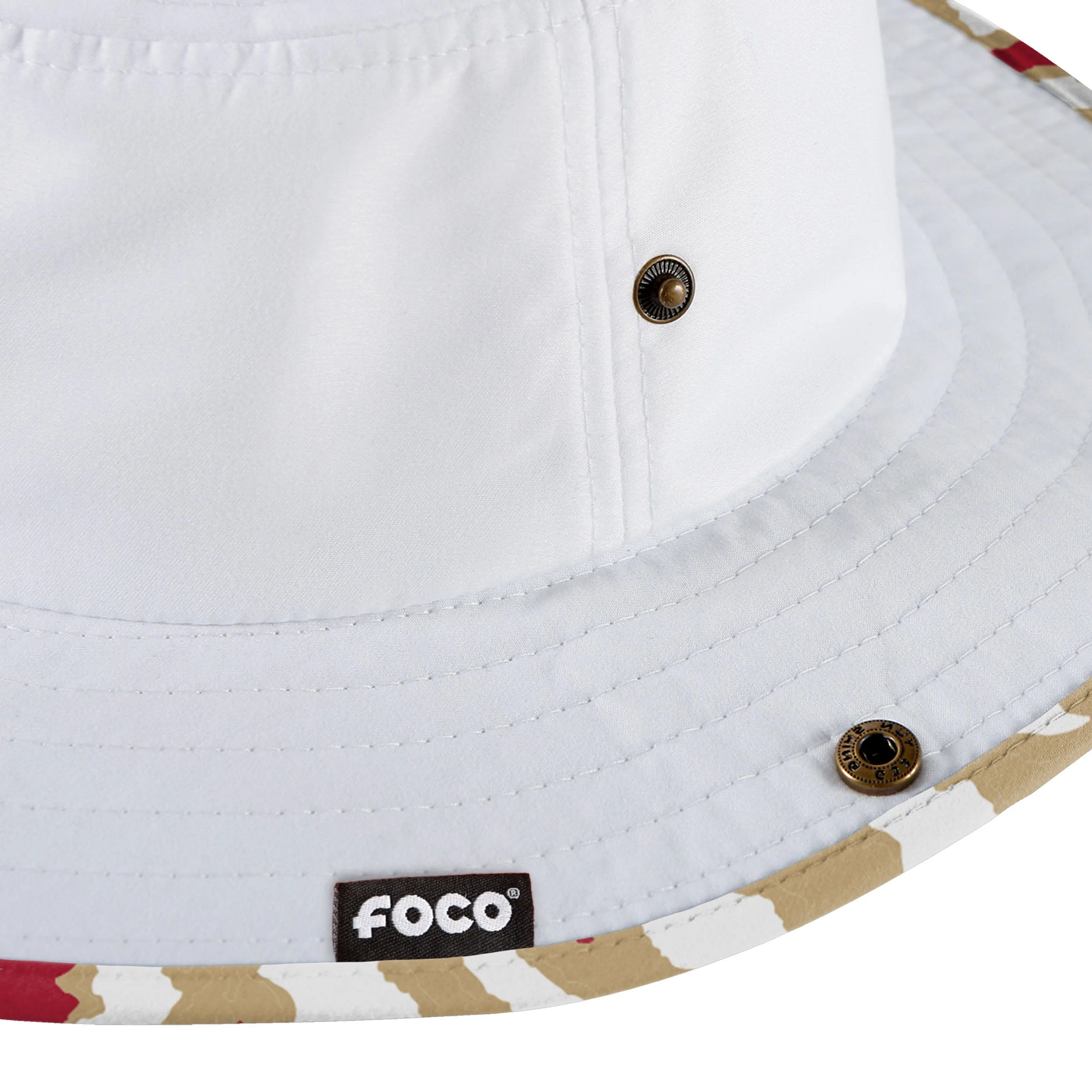 San Francisco 49ers NFL Womens White Hybrid Boonie Hat - Image 3