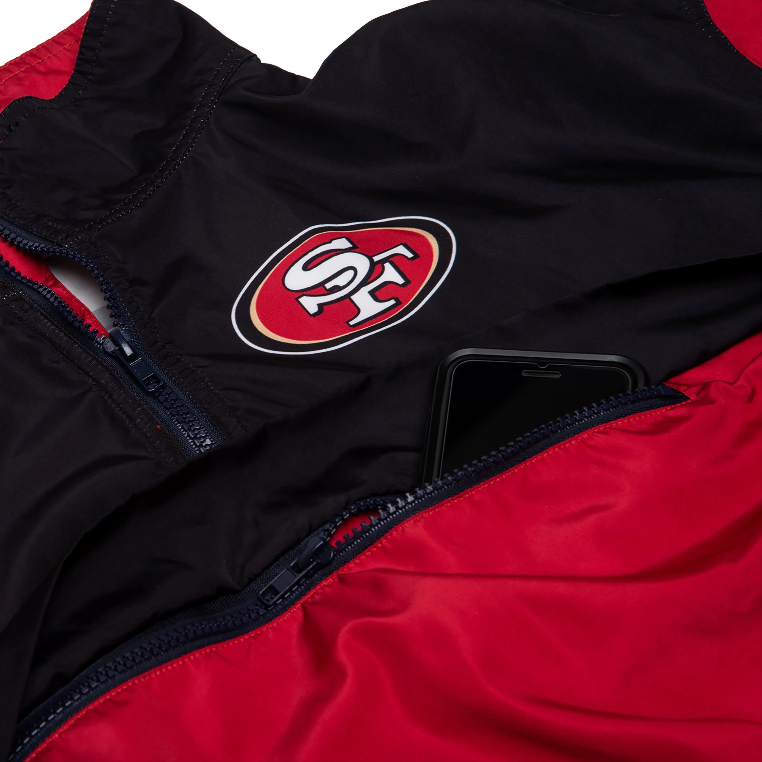 San Francisco 49ers NFL Womens Winning Play Windbreaker - Image 3