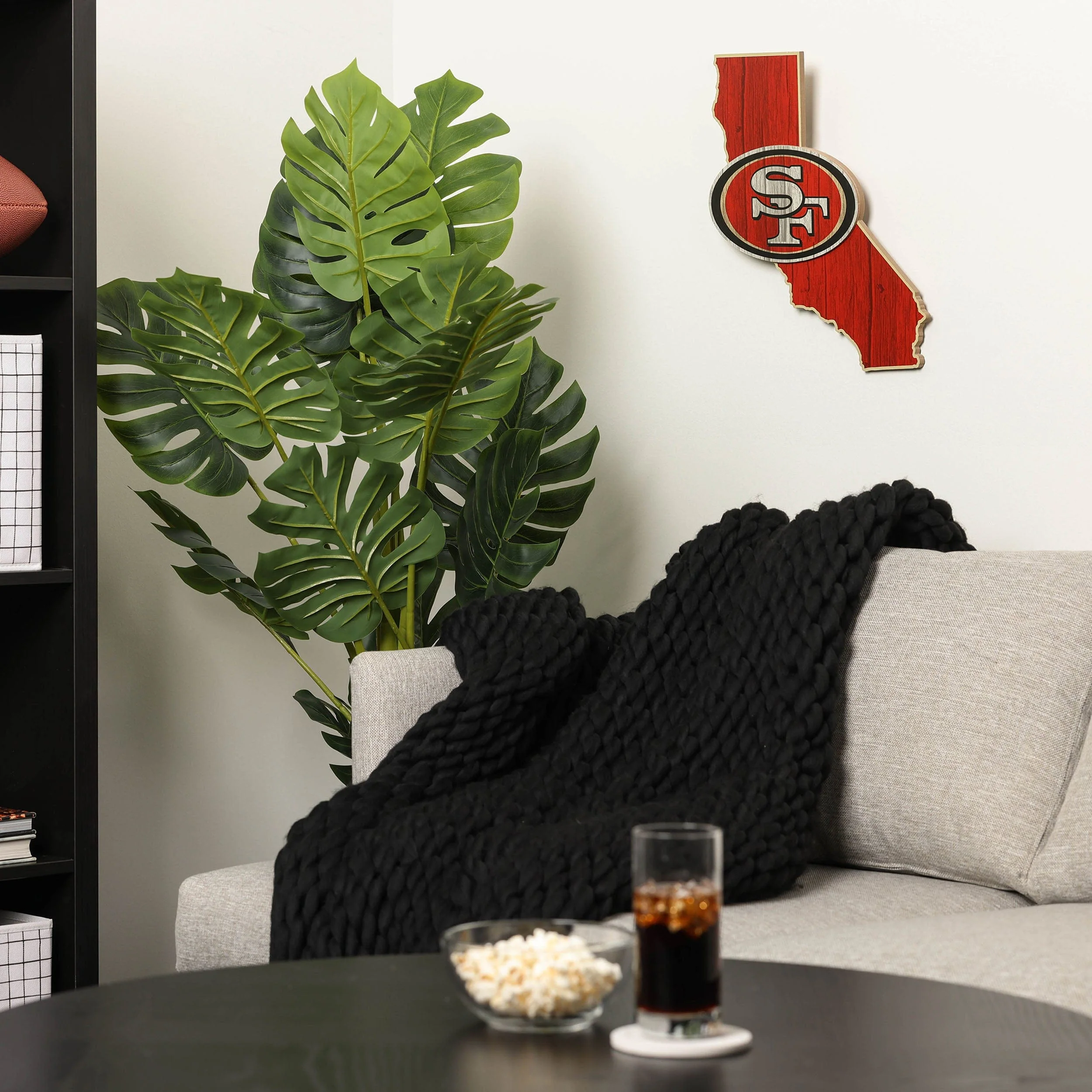San Francisco 49ers NFL Wood State Sign - Image 4