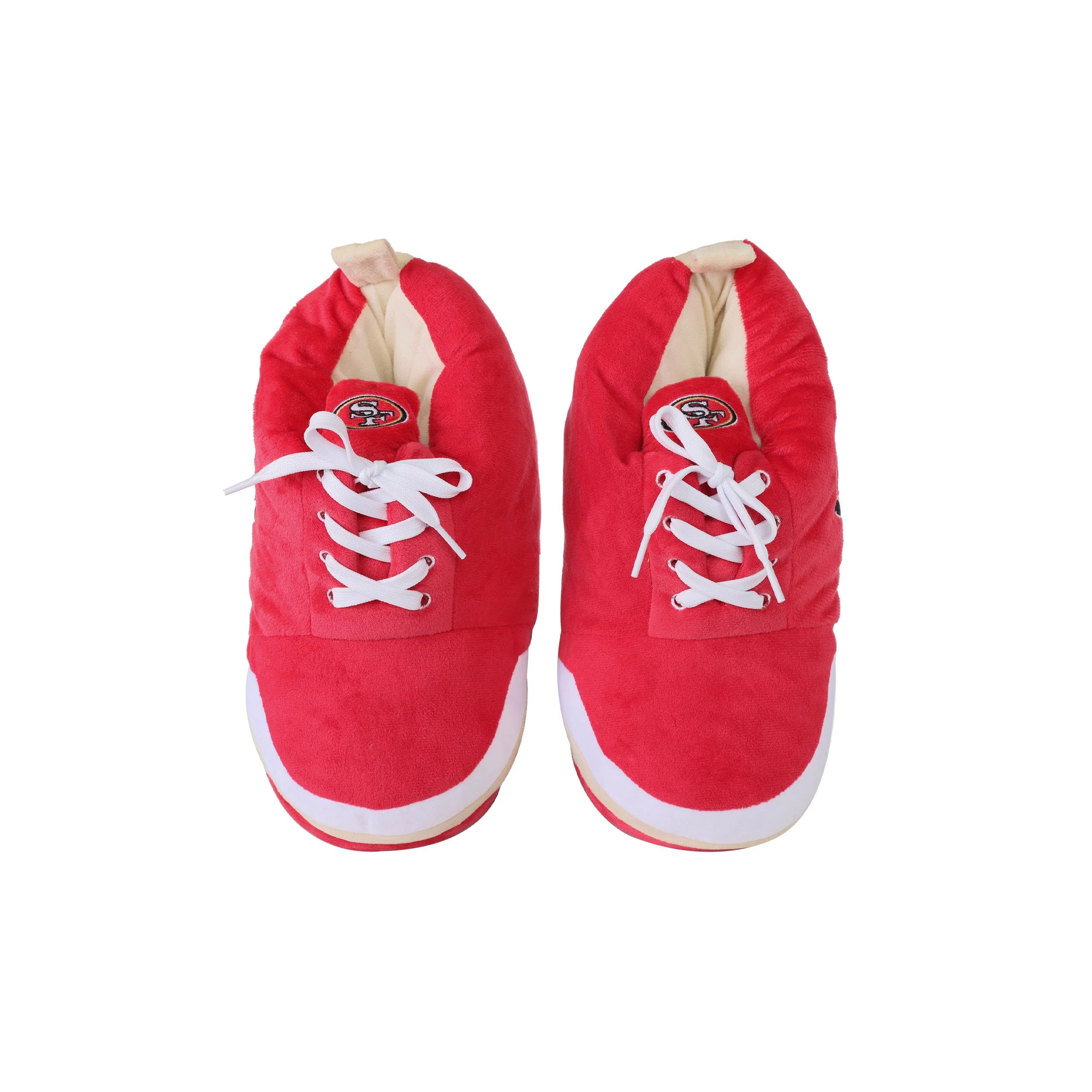 San Francisco 49ers NFL Youth Plush Sneaker Slippers - Image 4