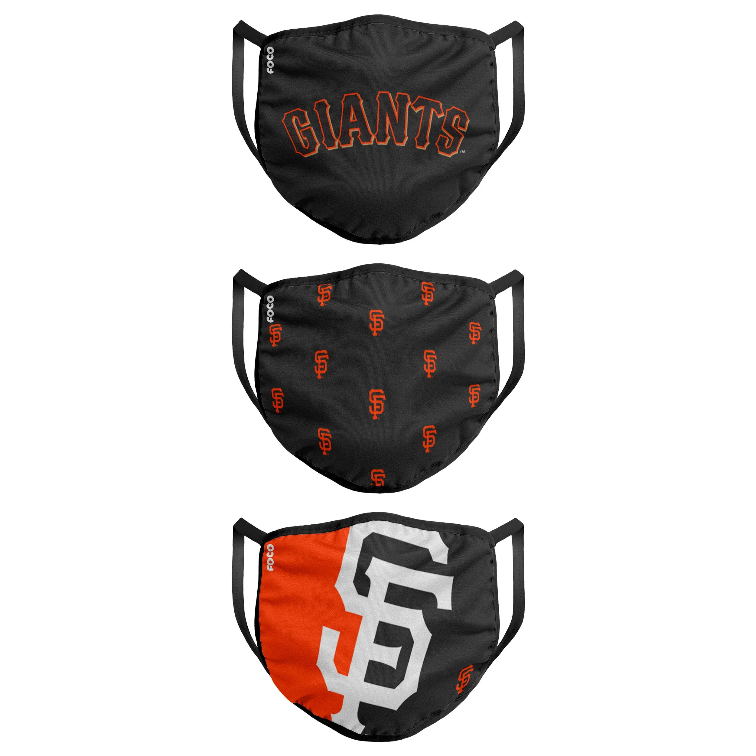 San Francisco Giants MLB 3 Pack Face Cover - Image 2