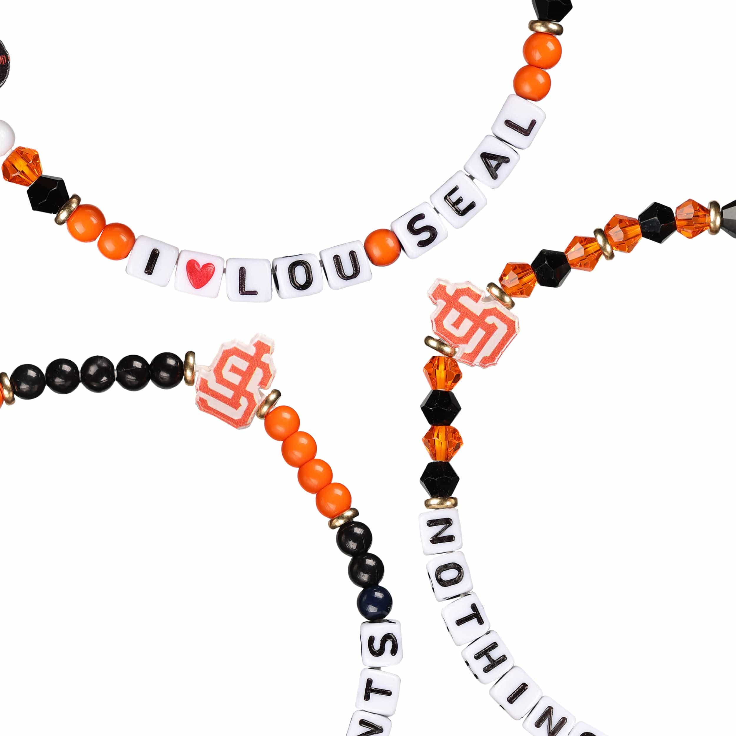 San Francisco Giants MLB 3 Pack Friendship Bracelet - Image 2