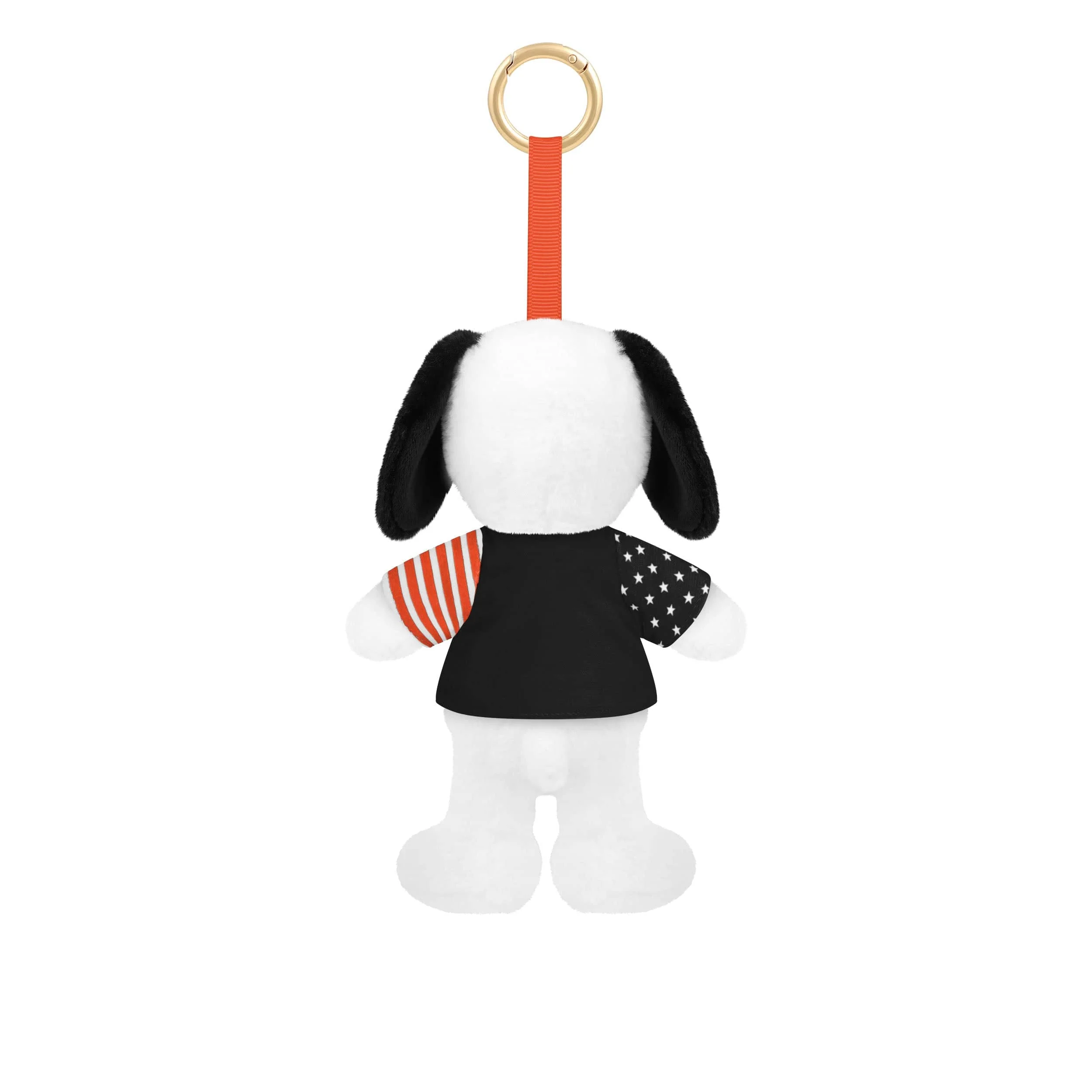 San Francisco Giants MLB Americana Plush Snoopy Peanuts Bag Charm Keychain - Image 2