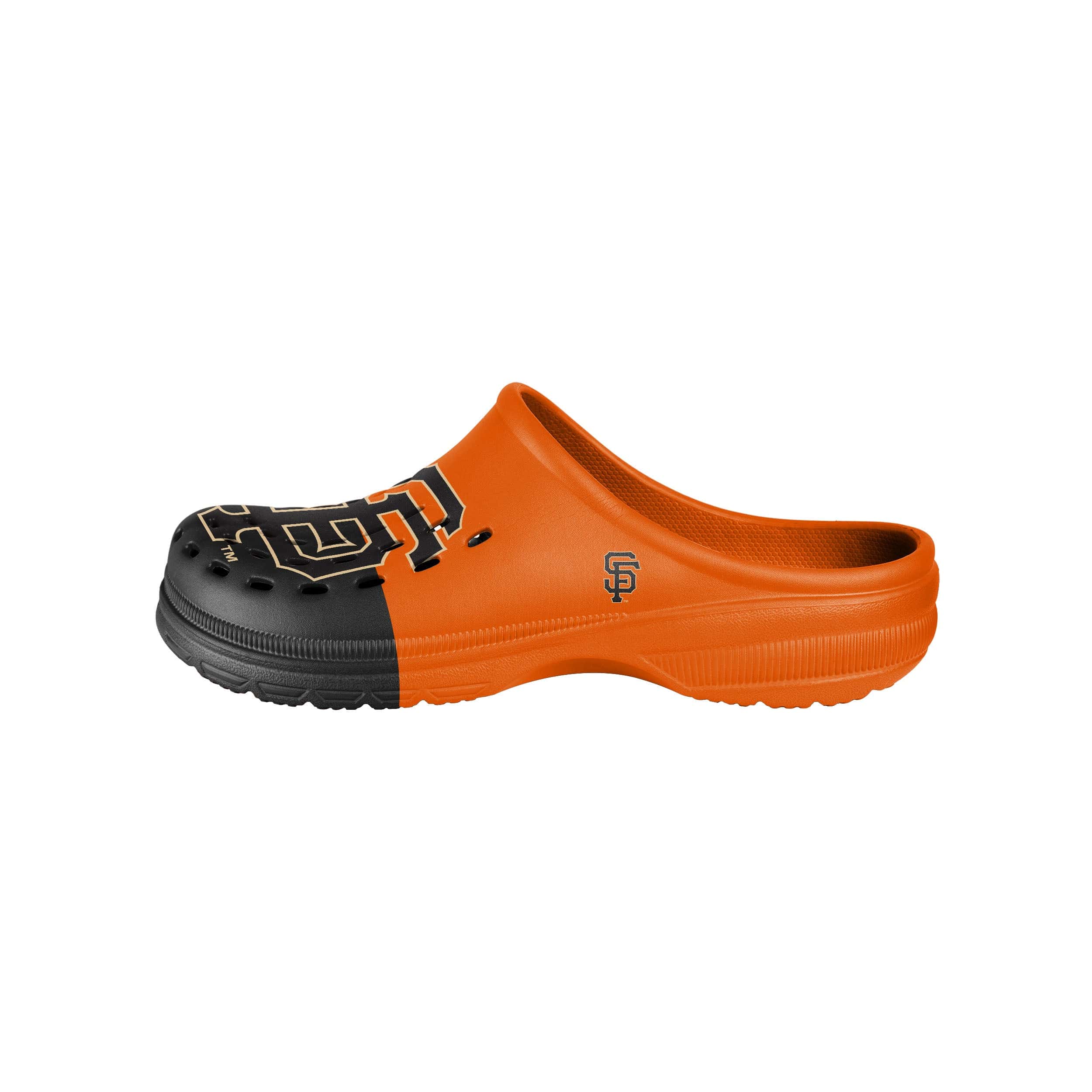 San Francisco Giants MLB Mens Colorblock Big Logo Clog - Image 2