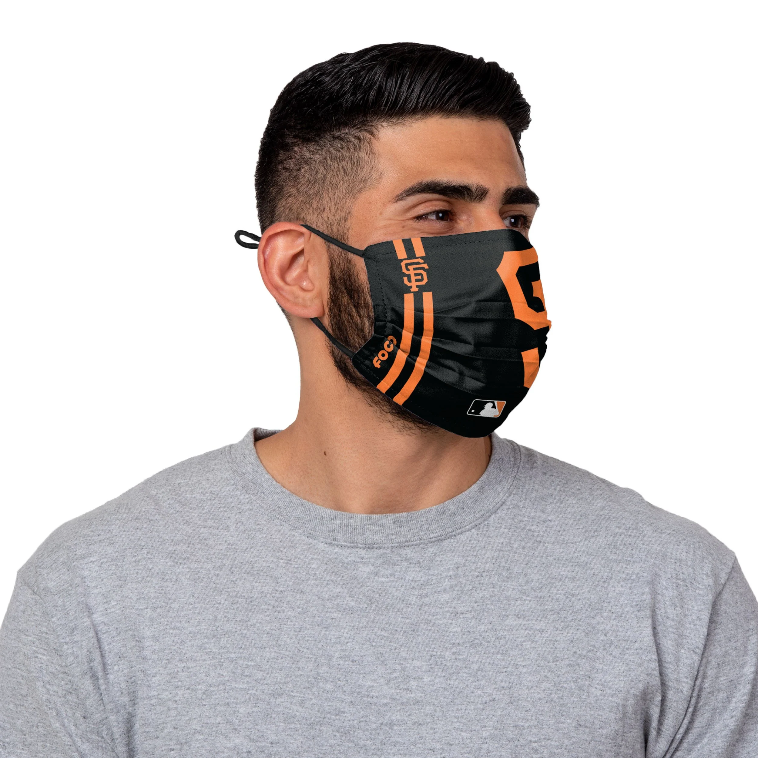 San Francisco Giants MLB On-Field Adjustable Black Face Cover - Image 2